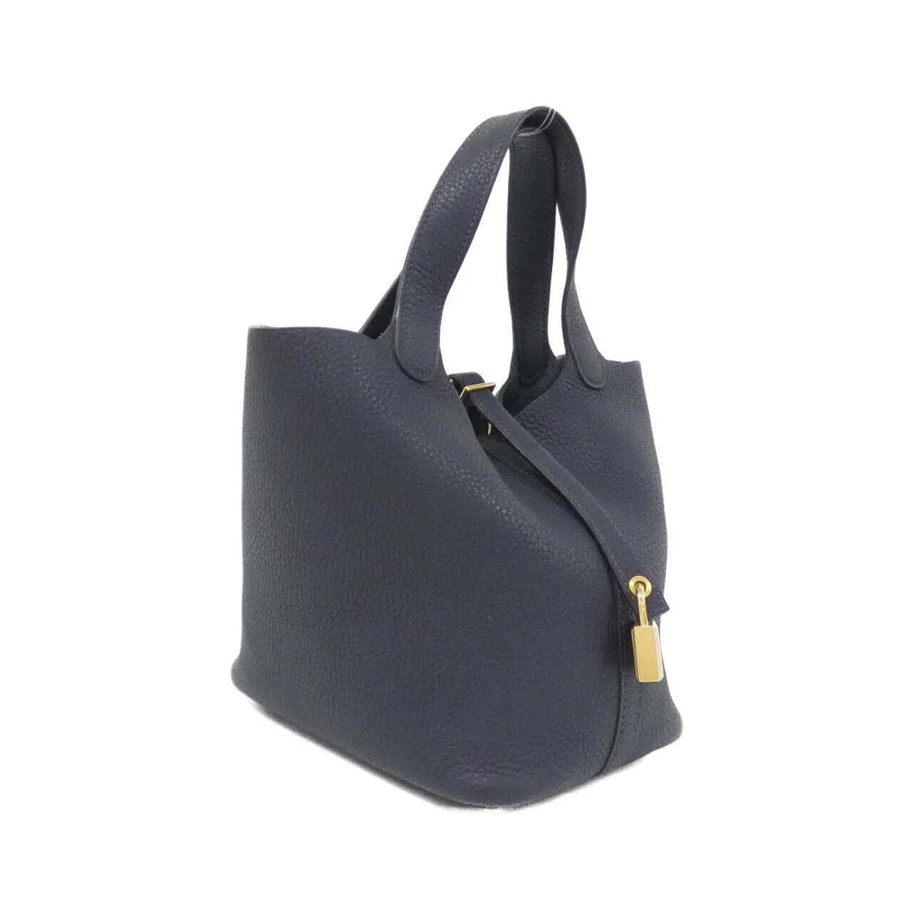 HERMES 056289CC Handbag Clemence Blue