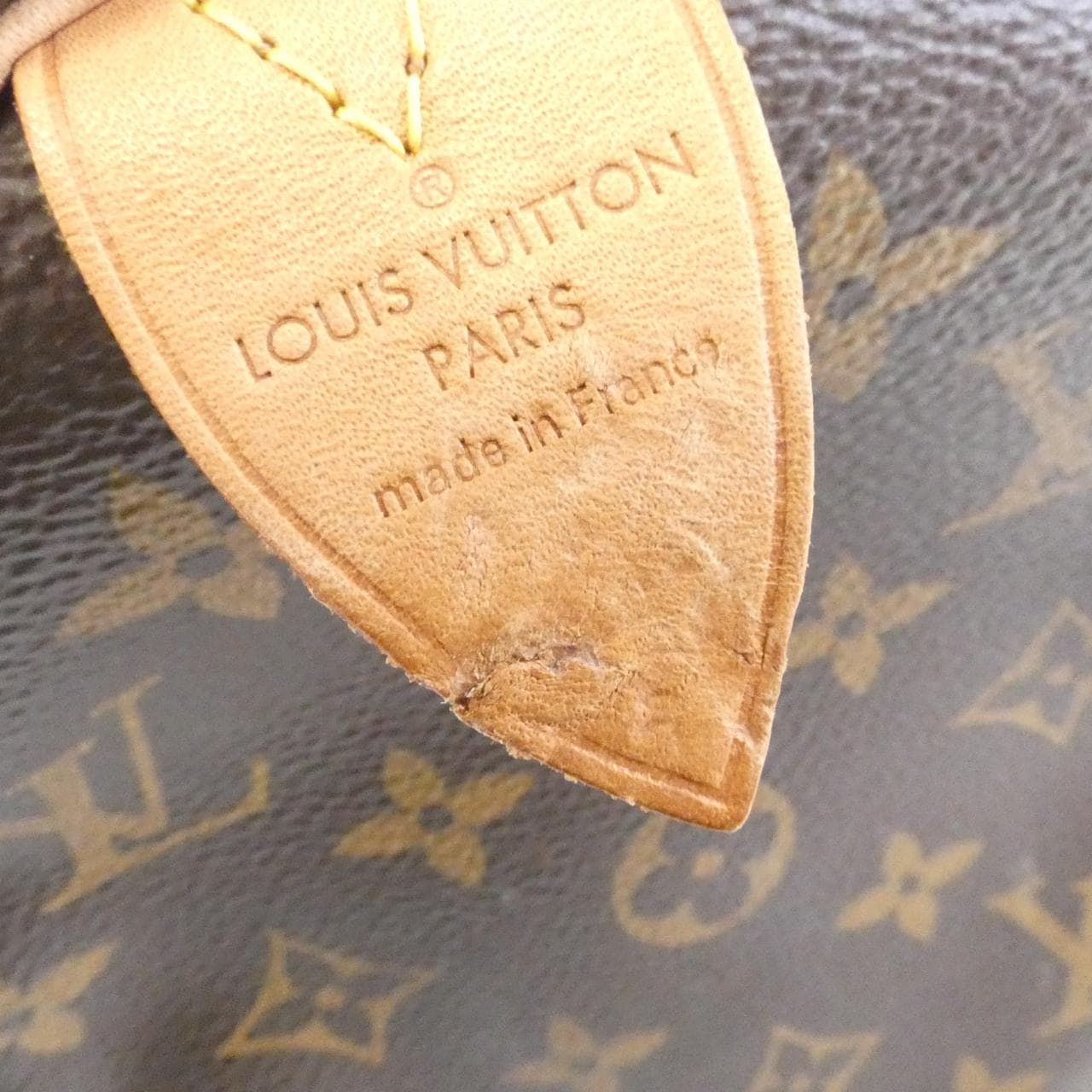 LOUIS VUITTON Speedy M41109 Boston Bag Monogram Black Monogram - Thumbnail 6