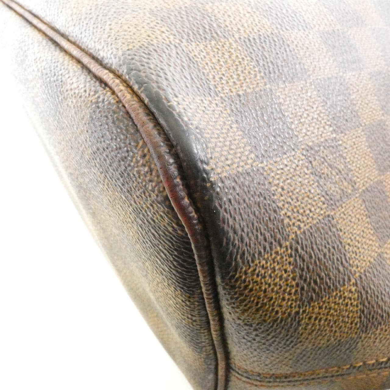 LOUIS VUITTON Neverfull N51105 Bag Damier 黑色 Damier 中古品A - 縮圖 2
