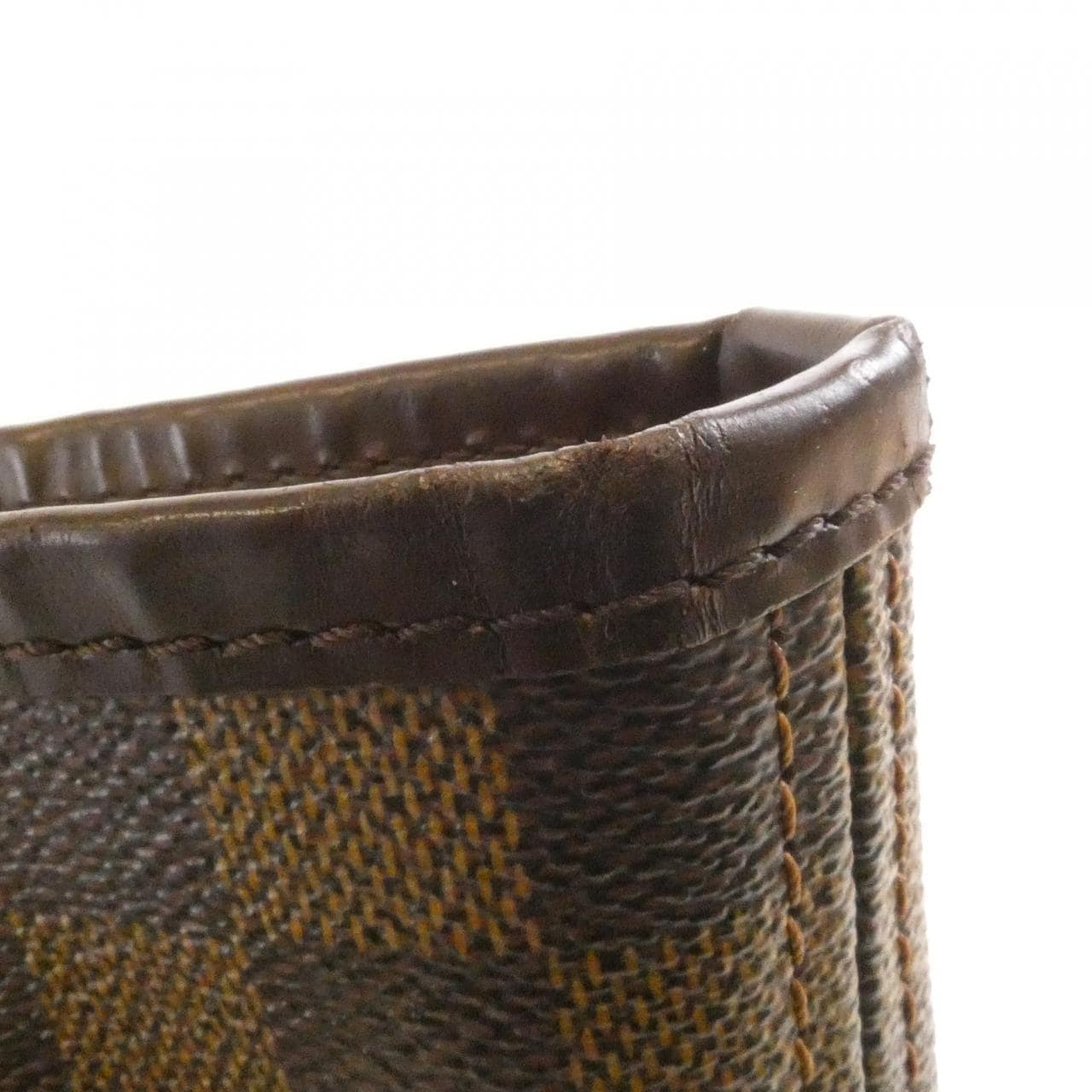 LOUIS VUITTON Neverfull N51105 Bag Damier 黑色 Damier 中古品A - 縮圖 3