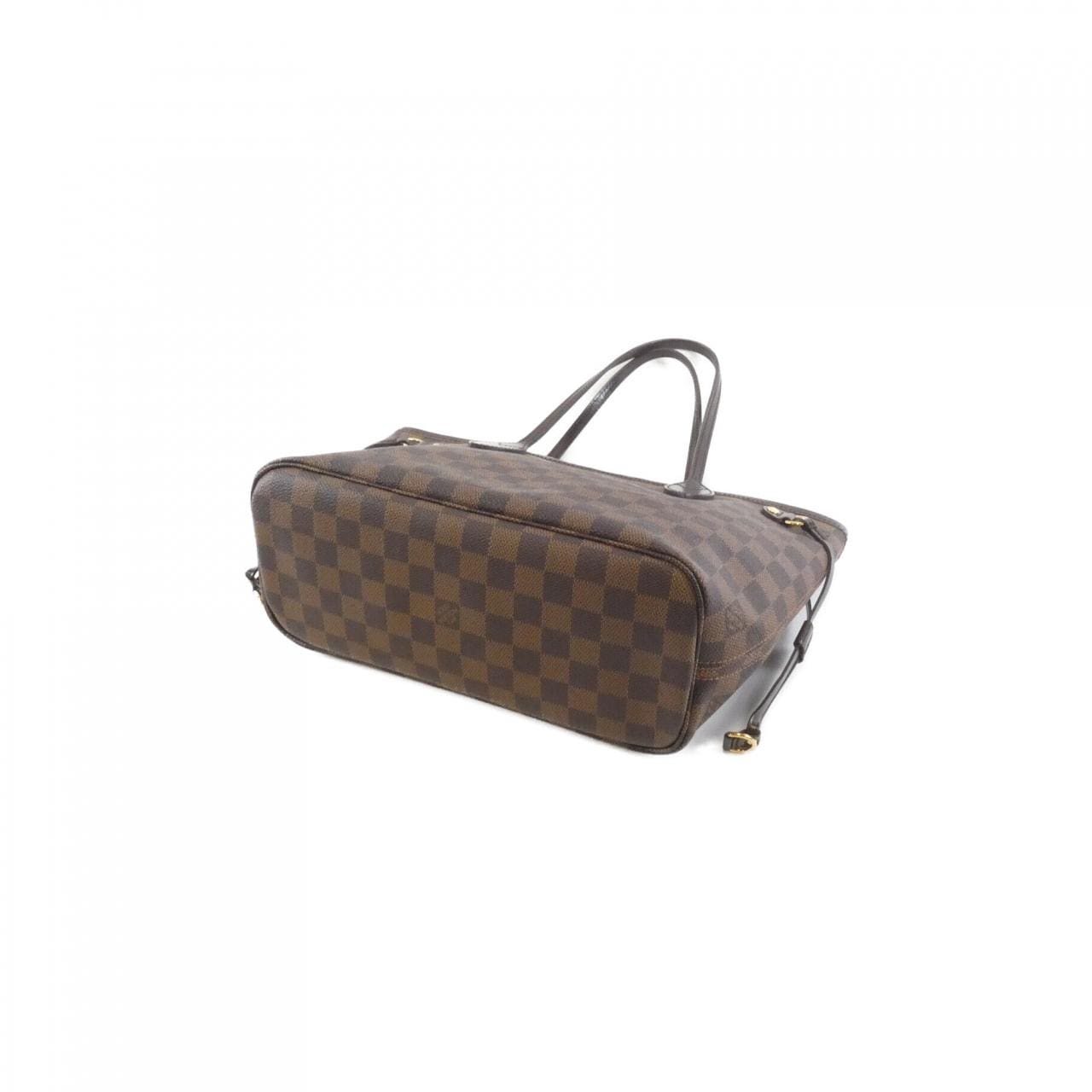 LOUIS VUITTON Neverfull N51109 Bag Damier 黑色 Damier 中古品A - 縮圖 2