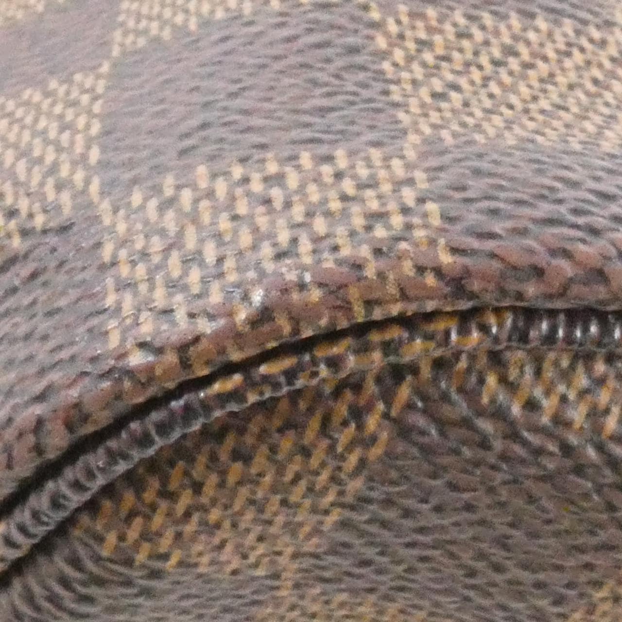 LOUIS VUITTON Neverfull N51109 Bag Damier 黑色 Damier 中古品A - 縮圖 3