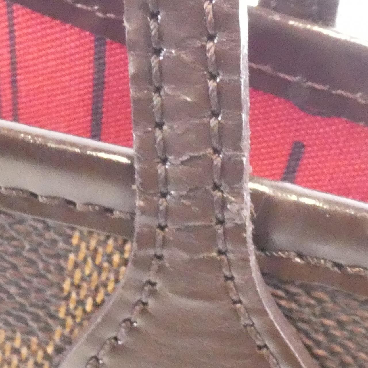 LOUIS VUITTON Neverfull N51109 Bag Damier 黑色 Damier 中古品A - 縮圖 6