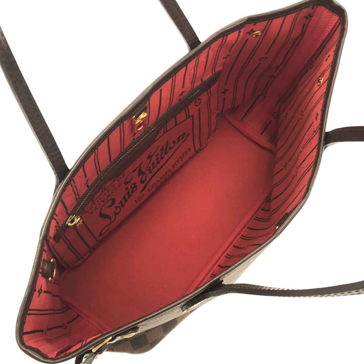 LOUIS VUITTON Neverfull N51109 Bag Damier Black Damier - Thumbnail 7