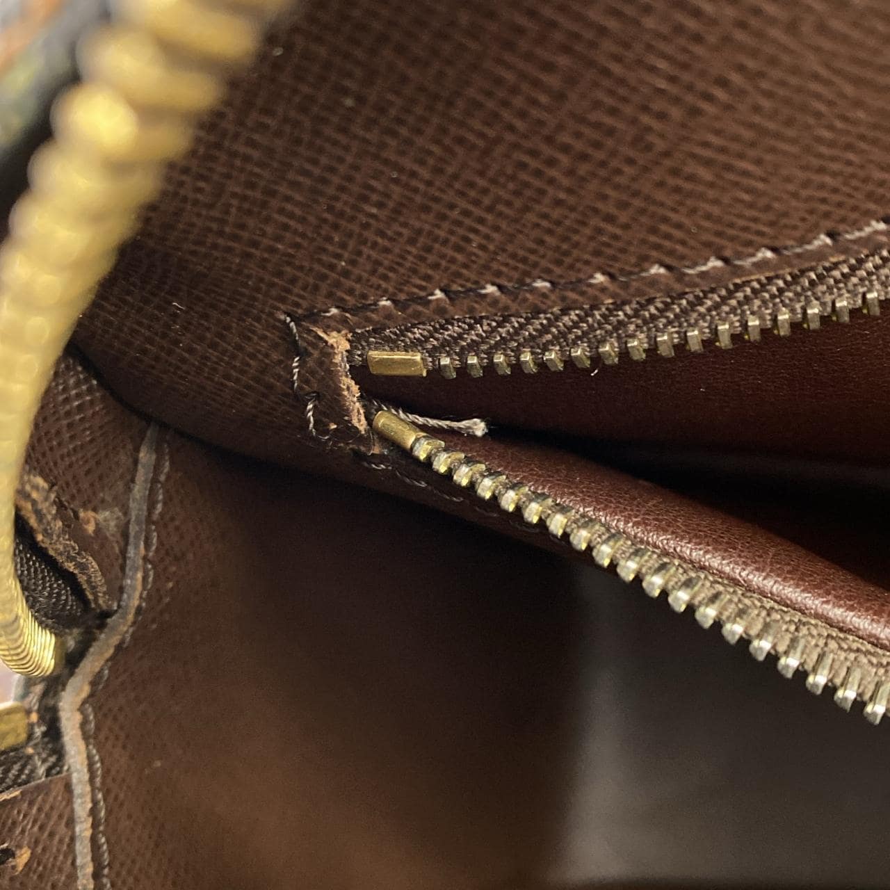 LOUIS VUITTON Nile N48062 Shoulder Bag Damier 黑色 Damier 中古品A - 縮圖 10