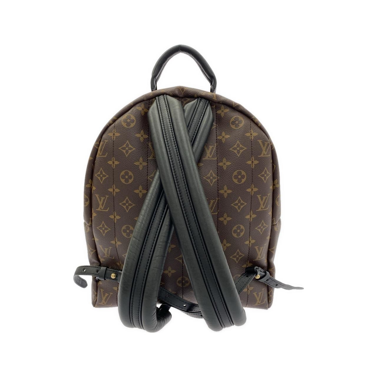 LOUIS VUITTON Palm Springs M41561 Backpack Monogram 黑色 Monogram 中古品B - 縮圖 2