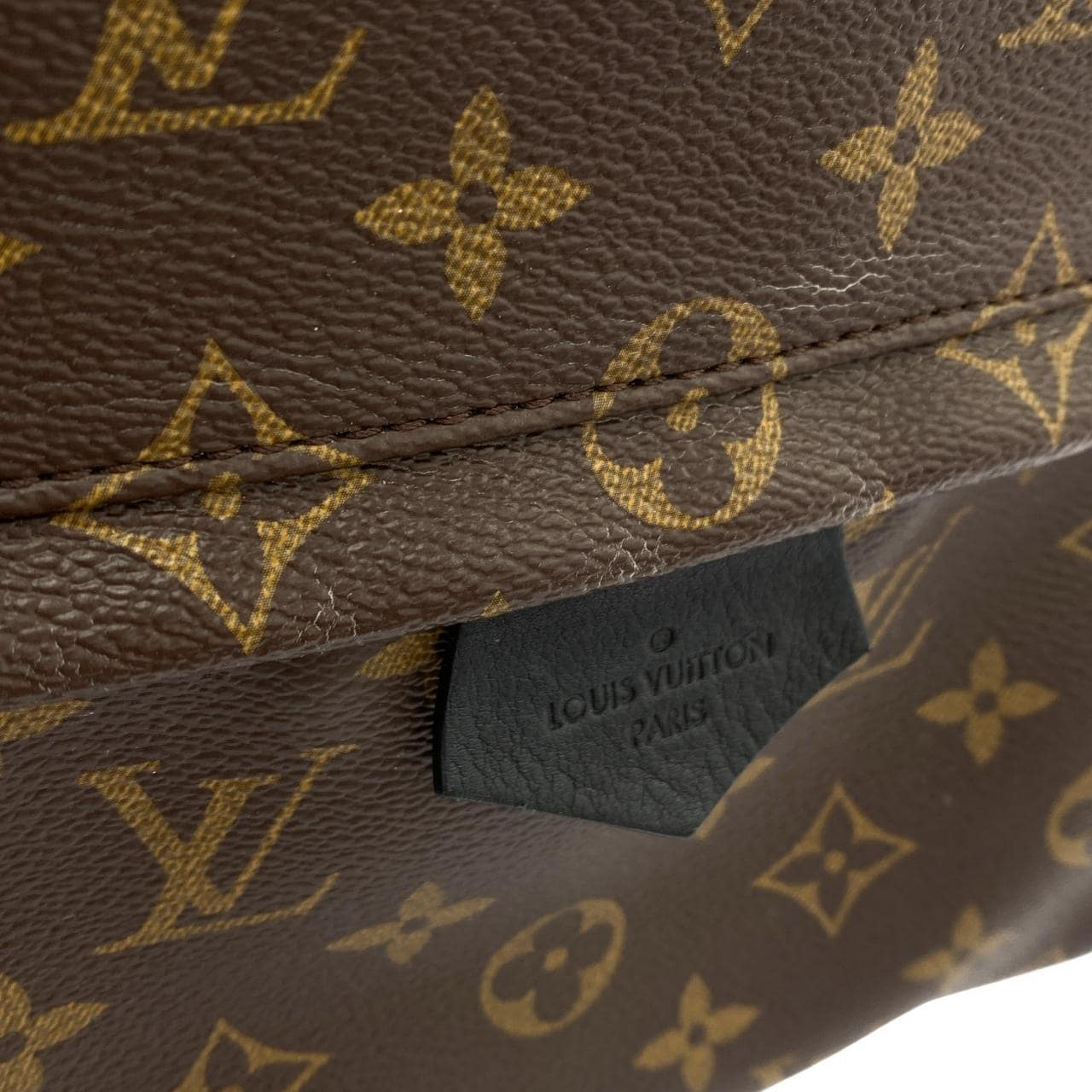 LOUIS VUITTON Palm Springs M41561 Backpack Monogram 黑色 Monogram 中古品B - 縮圖 4