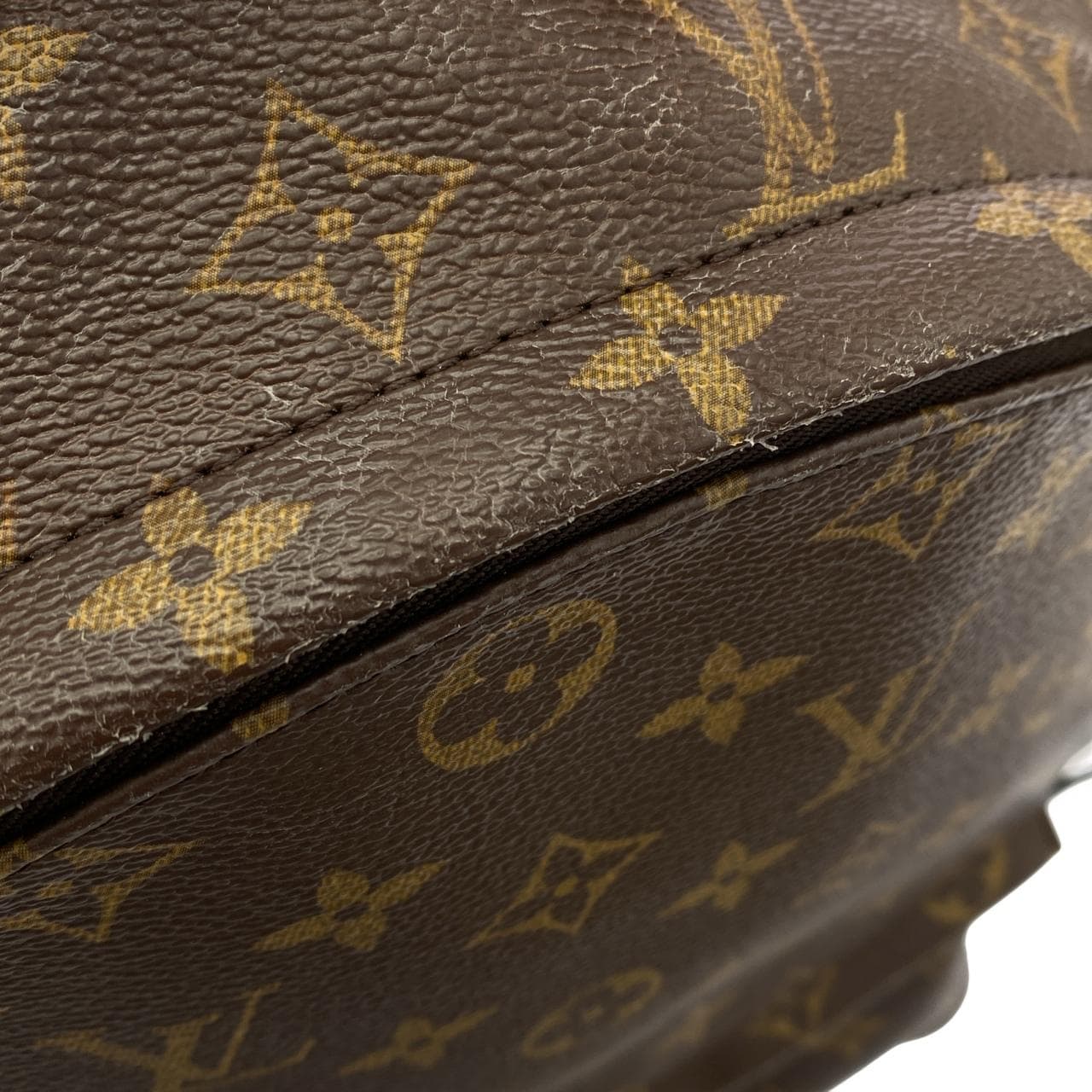 LOUIS VUITTON Palm Springs M41561 Backpack Monogram 黑色 Monogram 中古品B - 縮圖 5