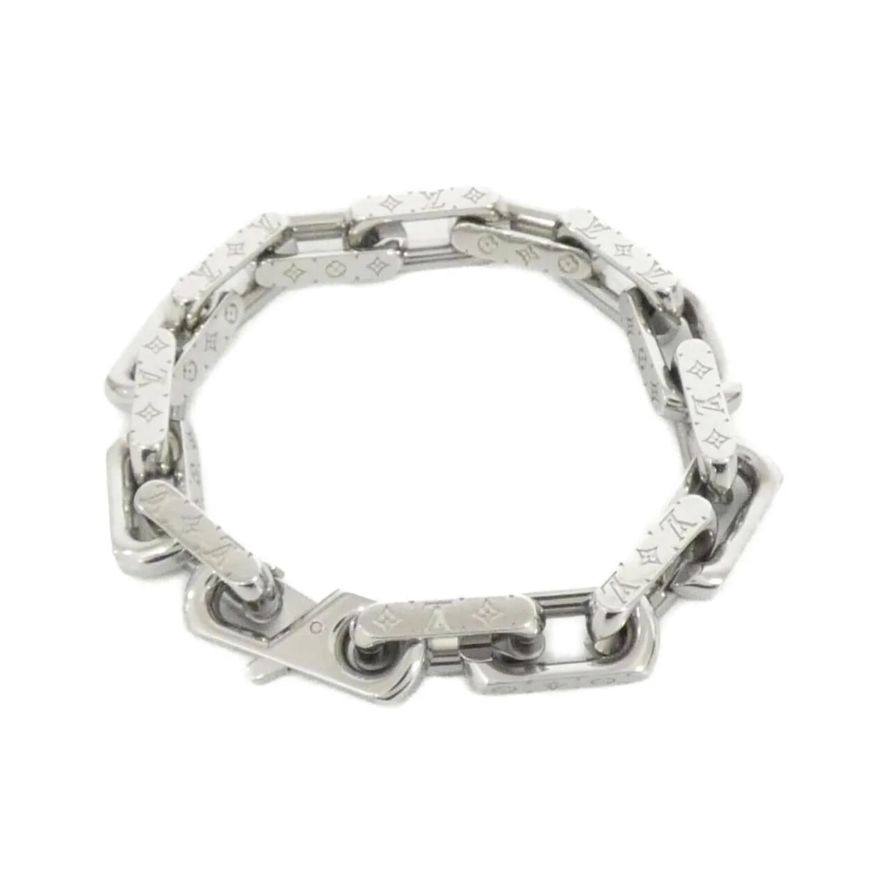 LOUIS VUITTON M00309 Accessories Monogram 銀色 Monogram 中古品A - 縮圖 2