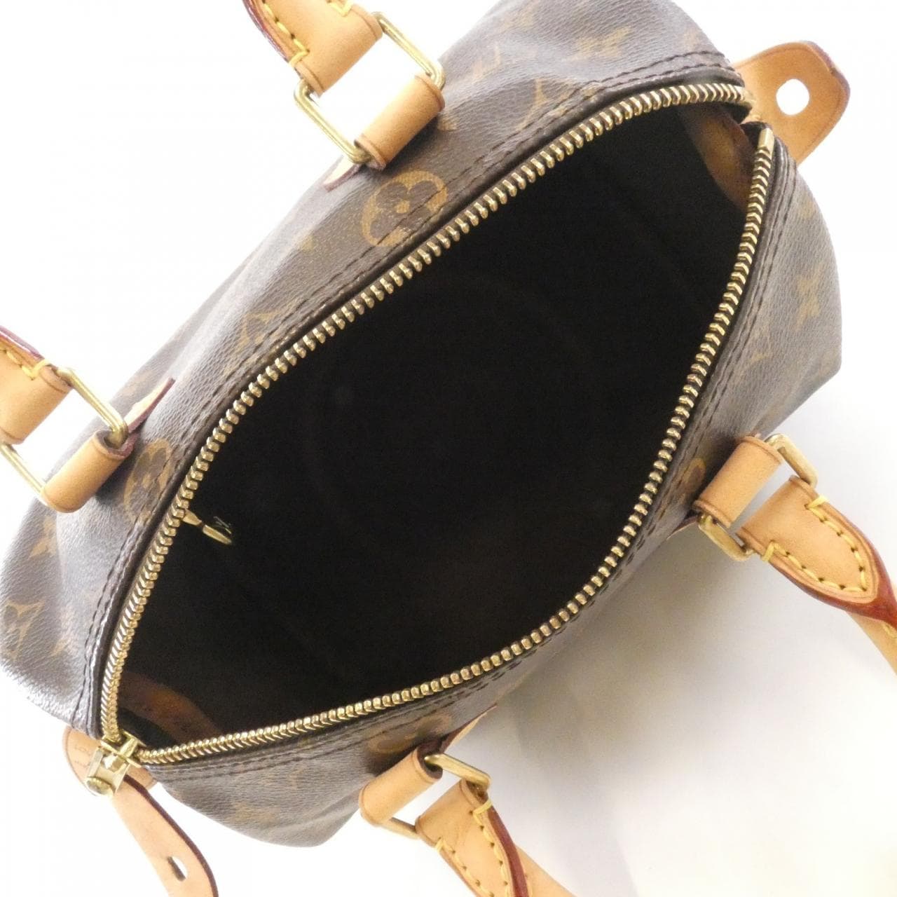 LOUIS VUITTON Speedy M41109 Boston Monogram 黑色 Monogram 中古品B - 縮圖 7