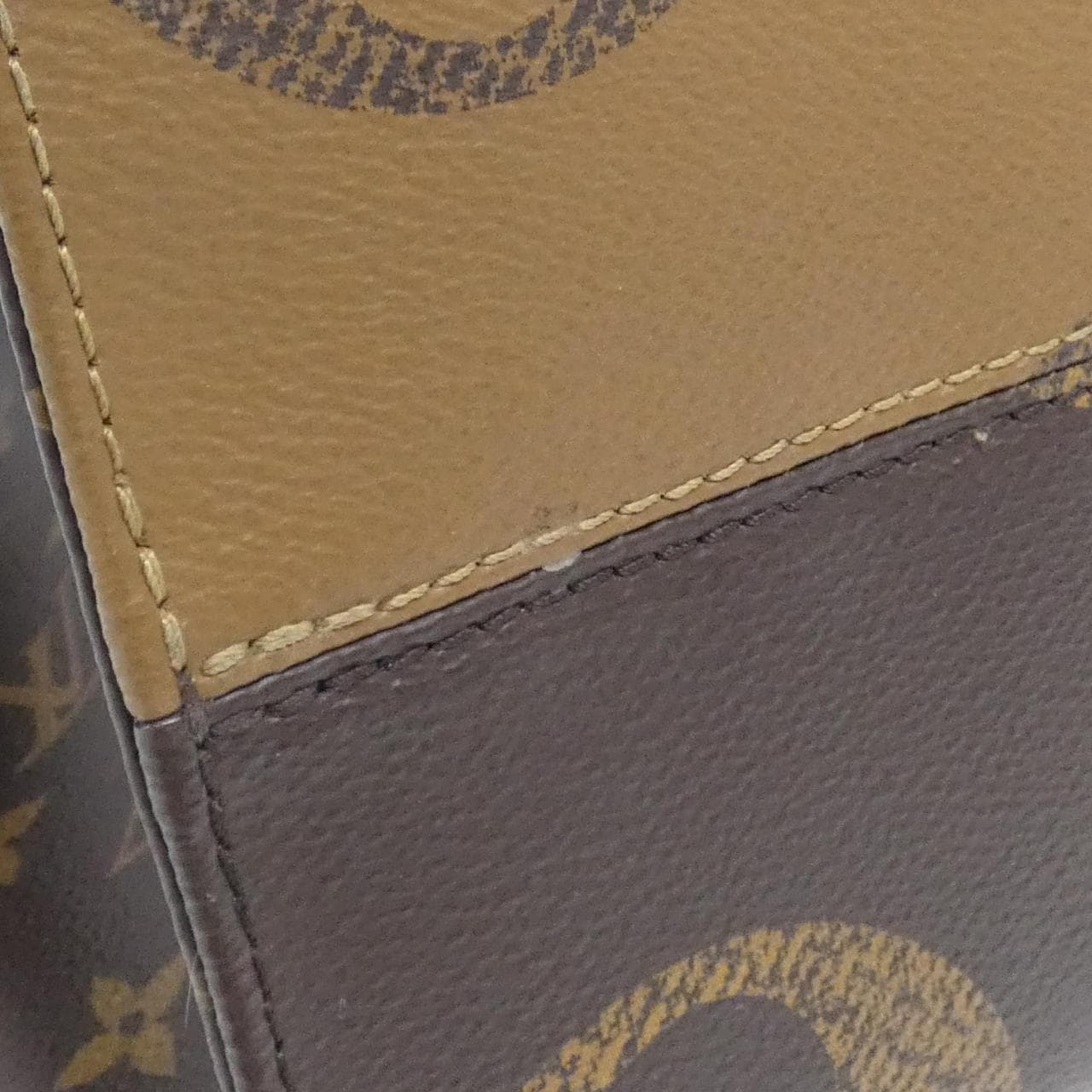 LOUIS VUITTON OnTheGo M45321 Bag Monogram 黑色 Monogram 中古品A - 縮圖 3