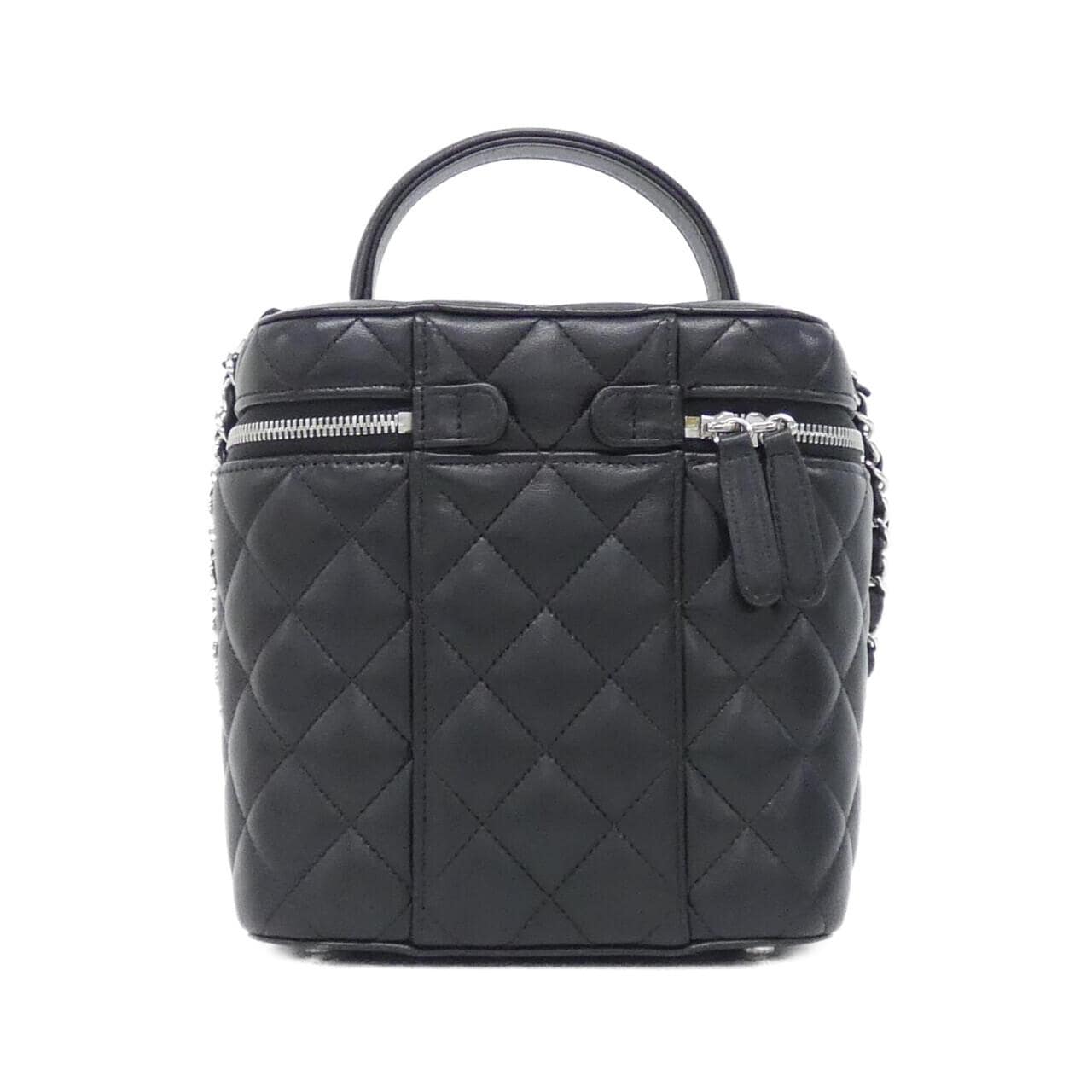 CHANEL AS2362 Handbag Lambskin 黑色 羊皮 中古品A - 縮圖 2