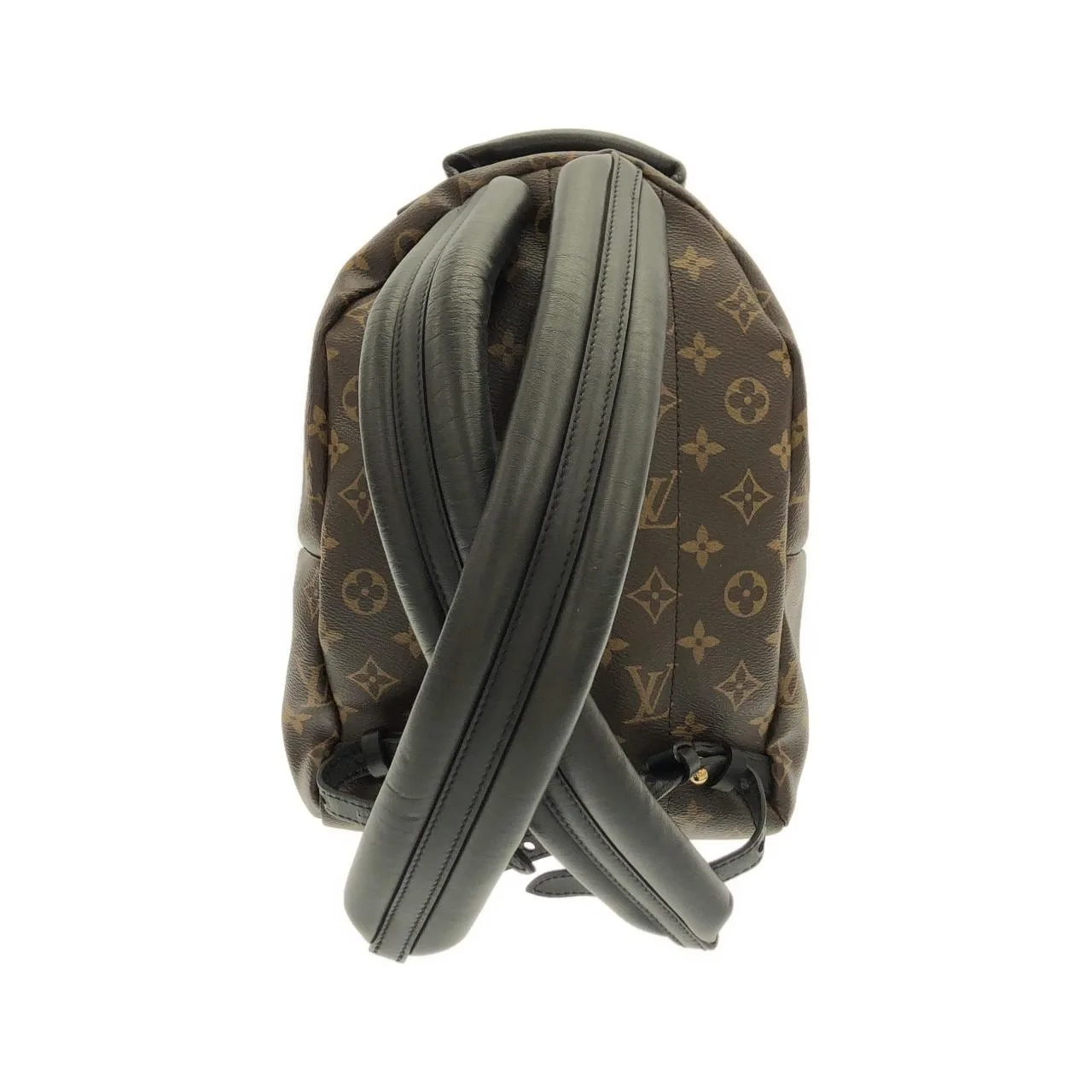 LOUIS VUITTON Palm Springs M41560 Backpack Monogram 黑色 Monogram 中古品A - 縮圖 2