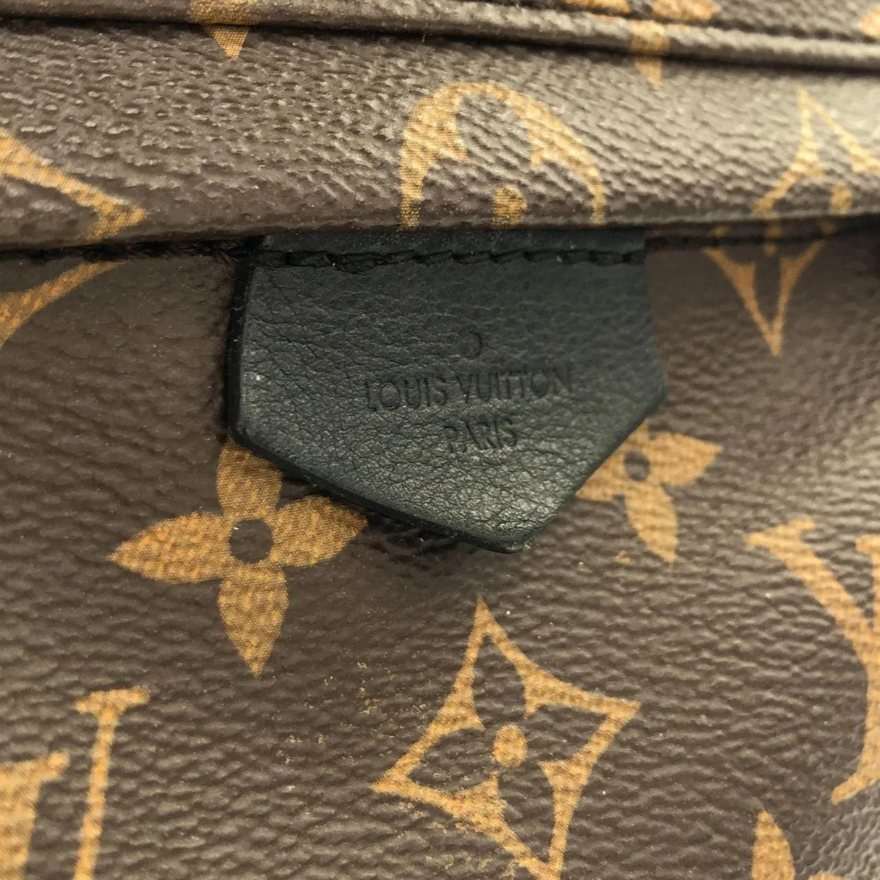 LOUIS VUITTON Palm Springs M41560 Backpack Monogram 黑色 Monogram 中古品A - 縮圖 4