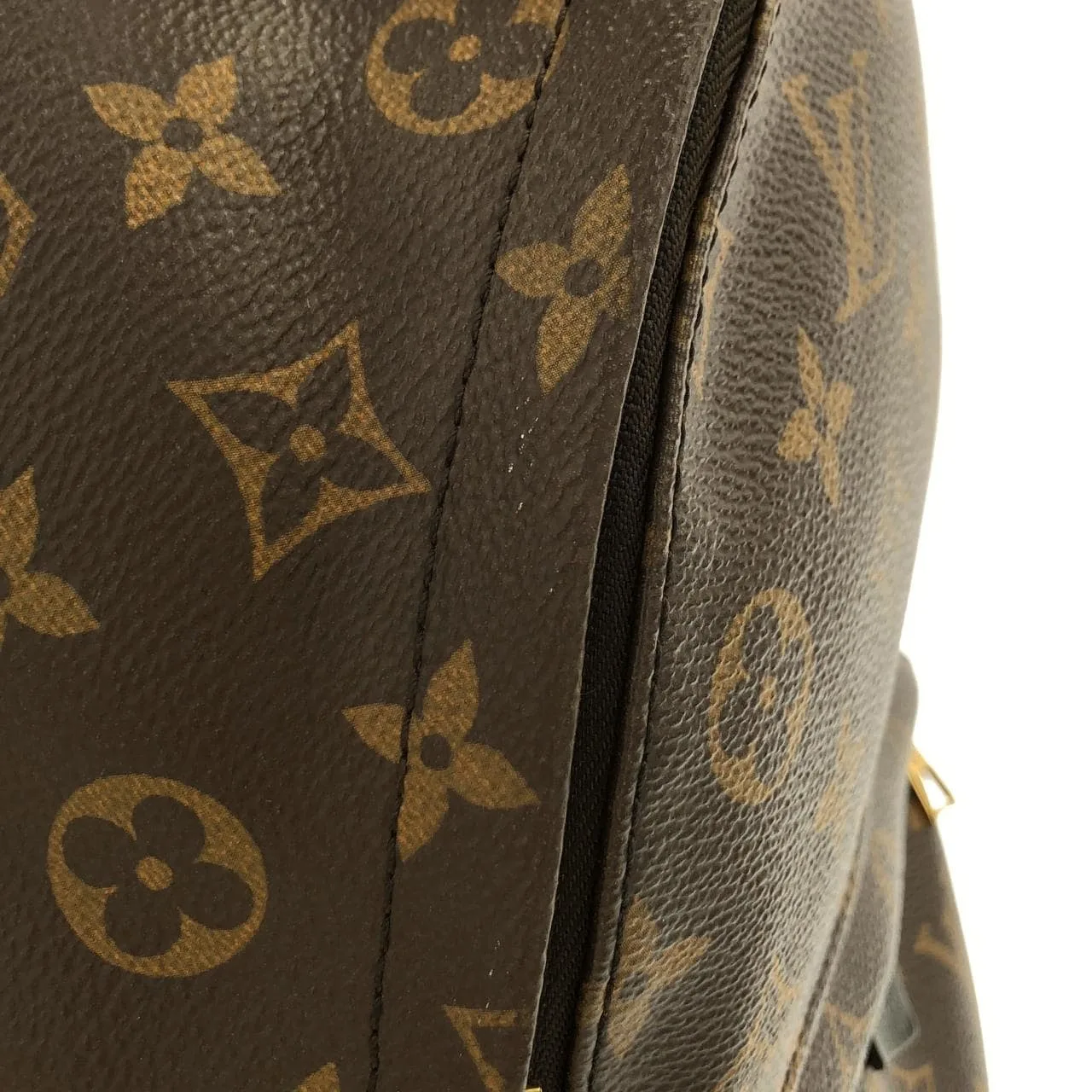 LOUIS VUITTON Palm Springs M41560 Backpack Monogram 黑色 Monogram 中古品A - 縮圖 5