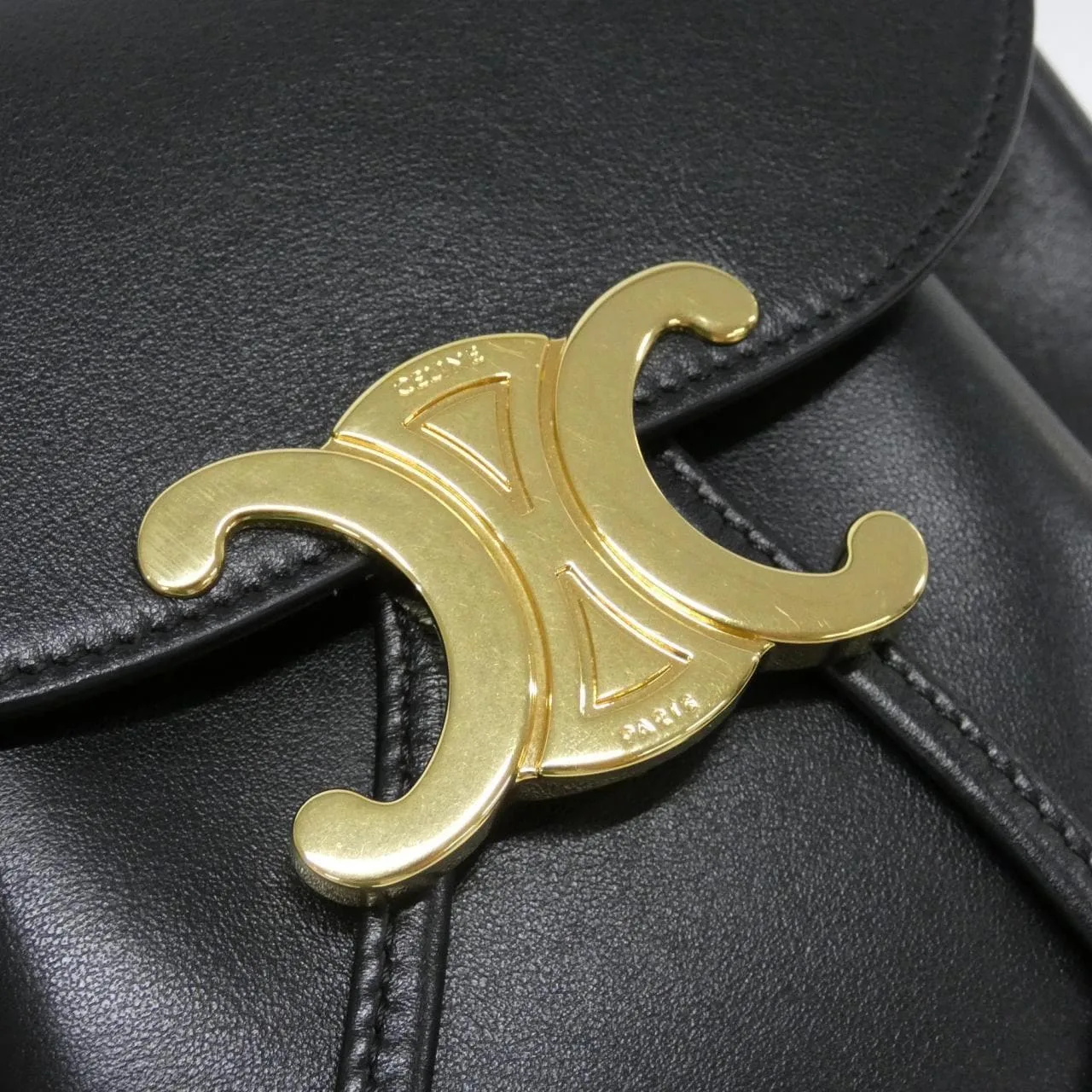 CELINE Cabas 118703GGT Backpack 黑色 中古品A - 縮圖 6