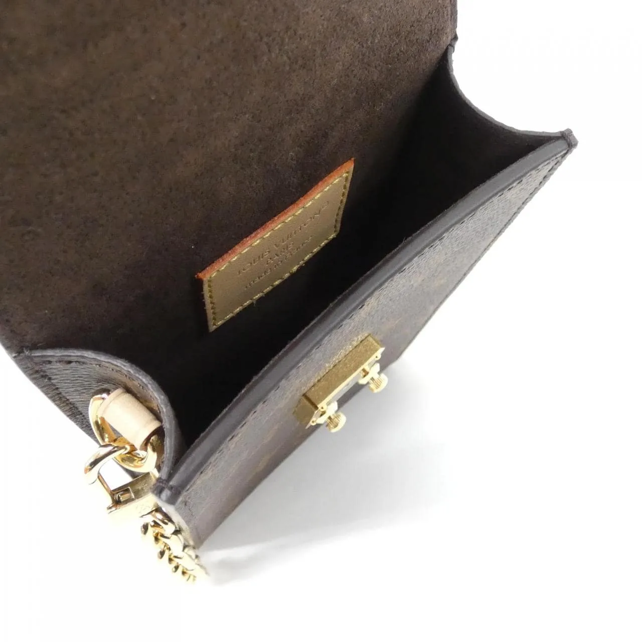 LOUIS VUITTON M13572 Pouch Monogram 黑色 Monogram 中古品A - 縮圖 6