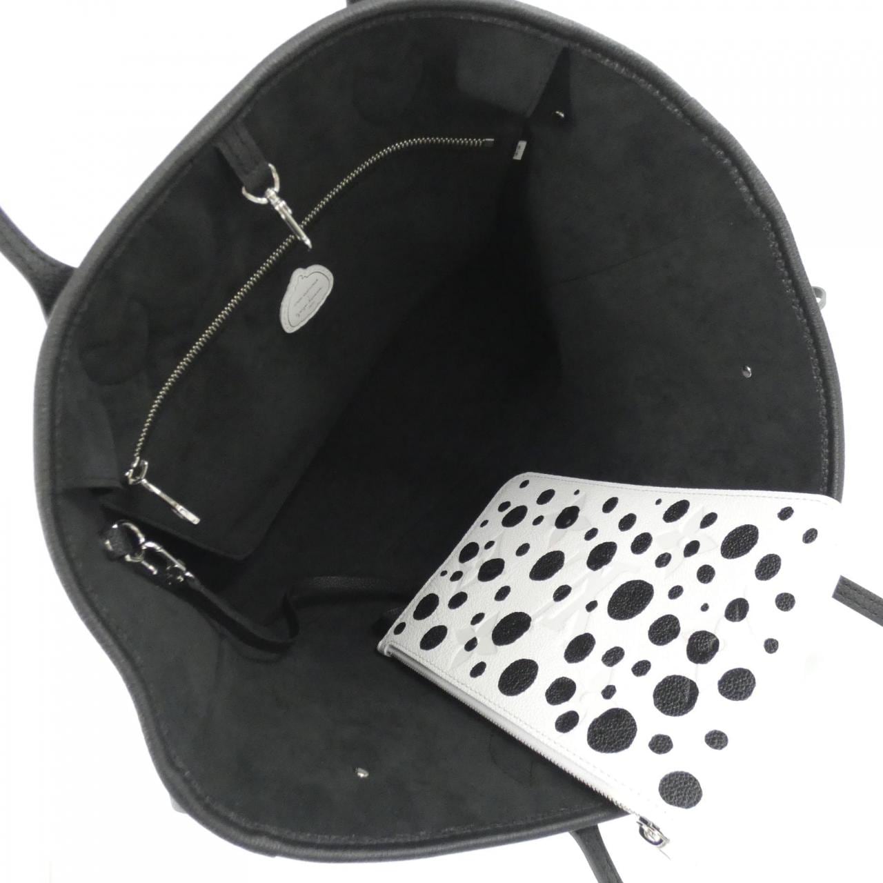 LOUIS VUITTON Neverfull M46390 Bag Monogram Black Monogram Rank A - Thumbnail 8