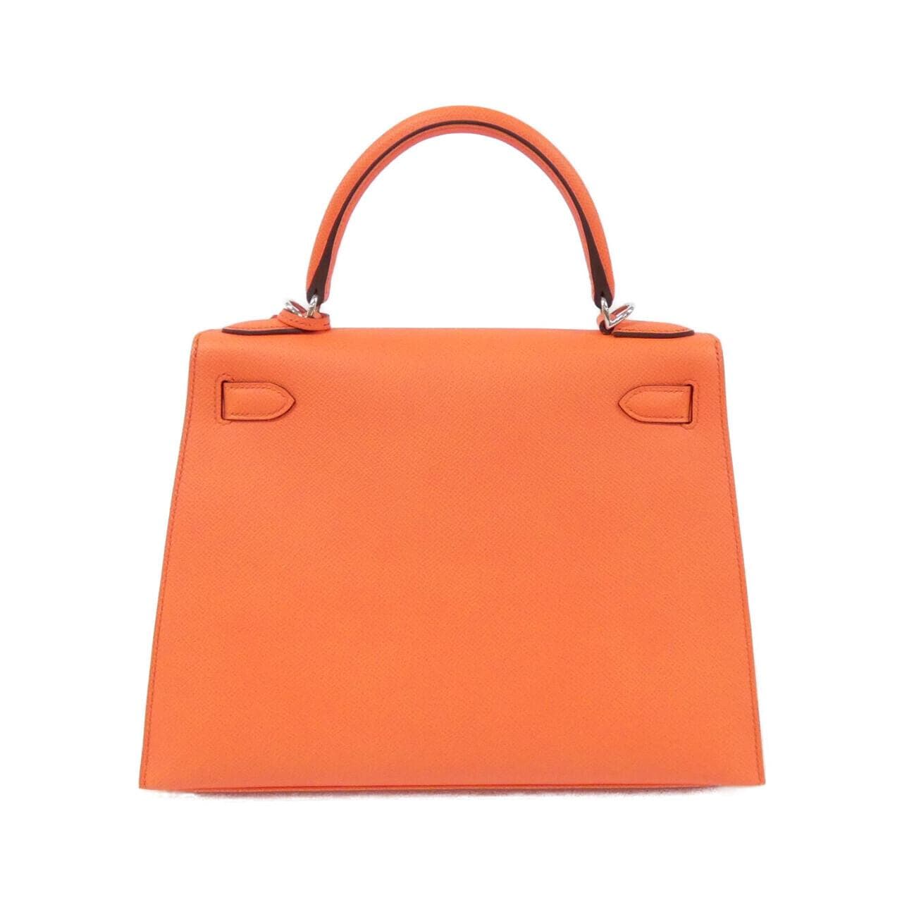 HERMES HERMÈS Kelly 042319CK Bag Epsom 黑色 Epsom 皮 中古品A - 縮圖 2