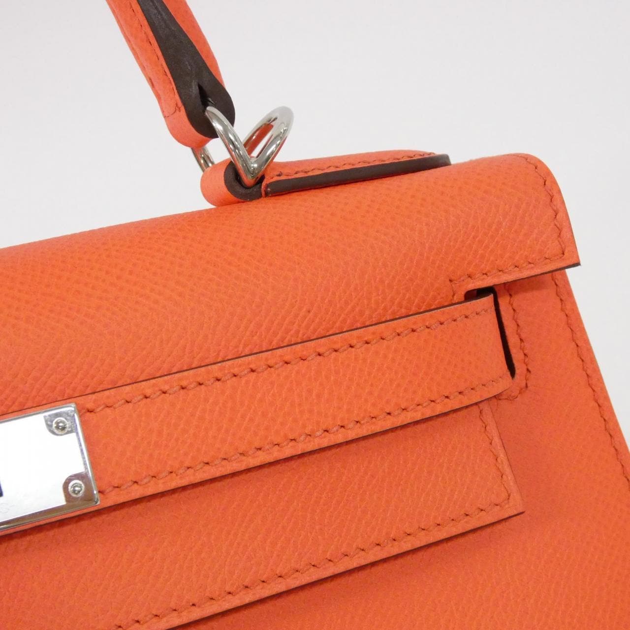 HERMES HERMÈS Kelly 042319CK Bag Epsom 黑色 Epsom 皮 中古品A - 縮圖 4