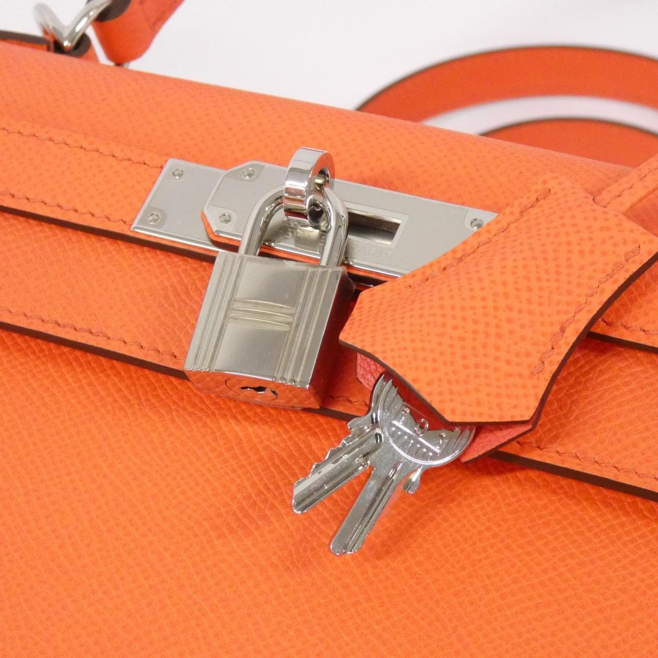 HERMES HERMÈS Kelly 042319CK Bag Epsom 黑色 Epsom 皮 中古品A - 縮圖 5