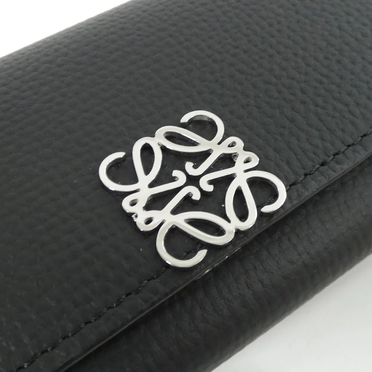 LOEWE C821K92X01 Key Case Lambskin 黑色 羊皮 中古品A - 縮圖 3