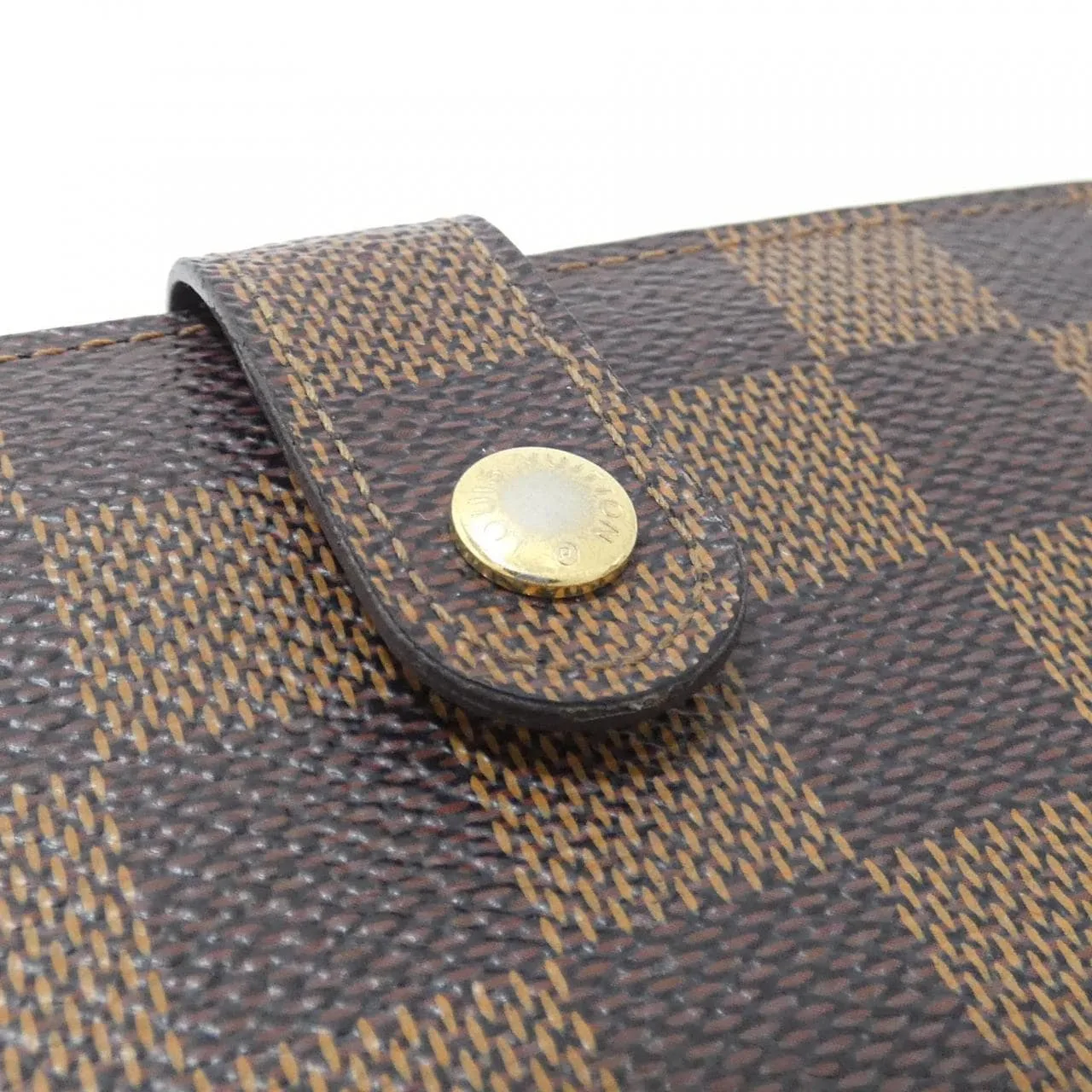 LOUIS VUITTON N61674 Wallet Damier 黑色 Damier 中古品A - 縮圖 6