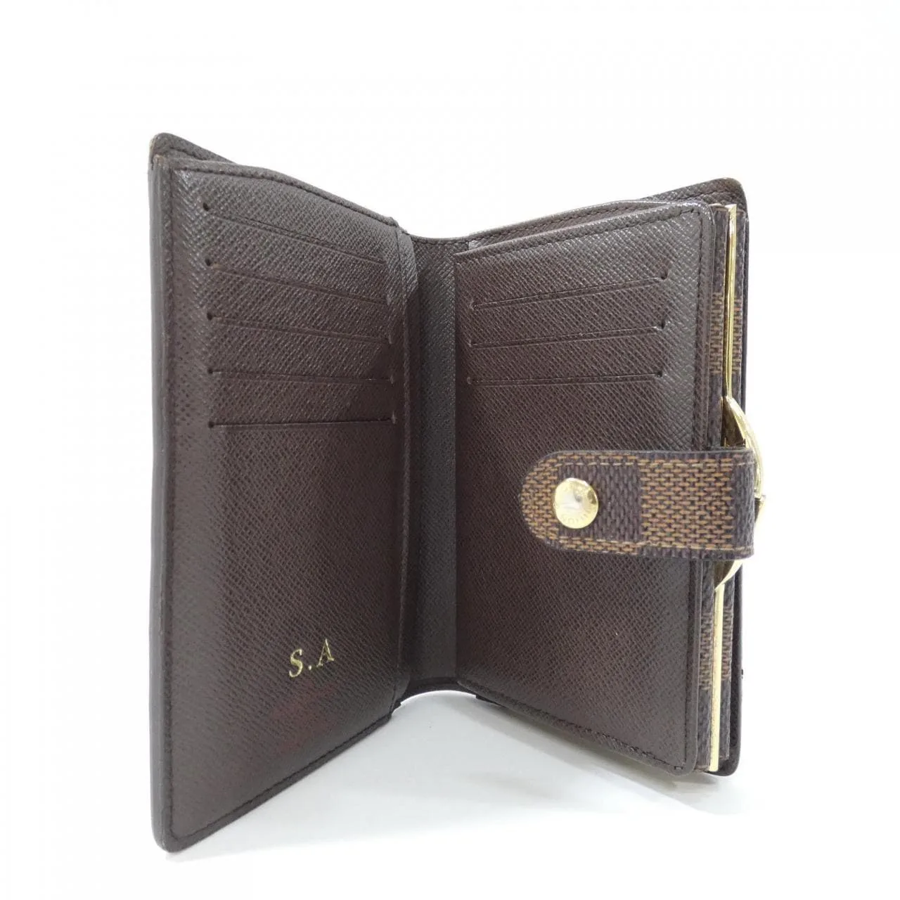 LOUIS VUITTON N61674 Wallet Damier 黑色 Damier 中古品A - 縮圖 7