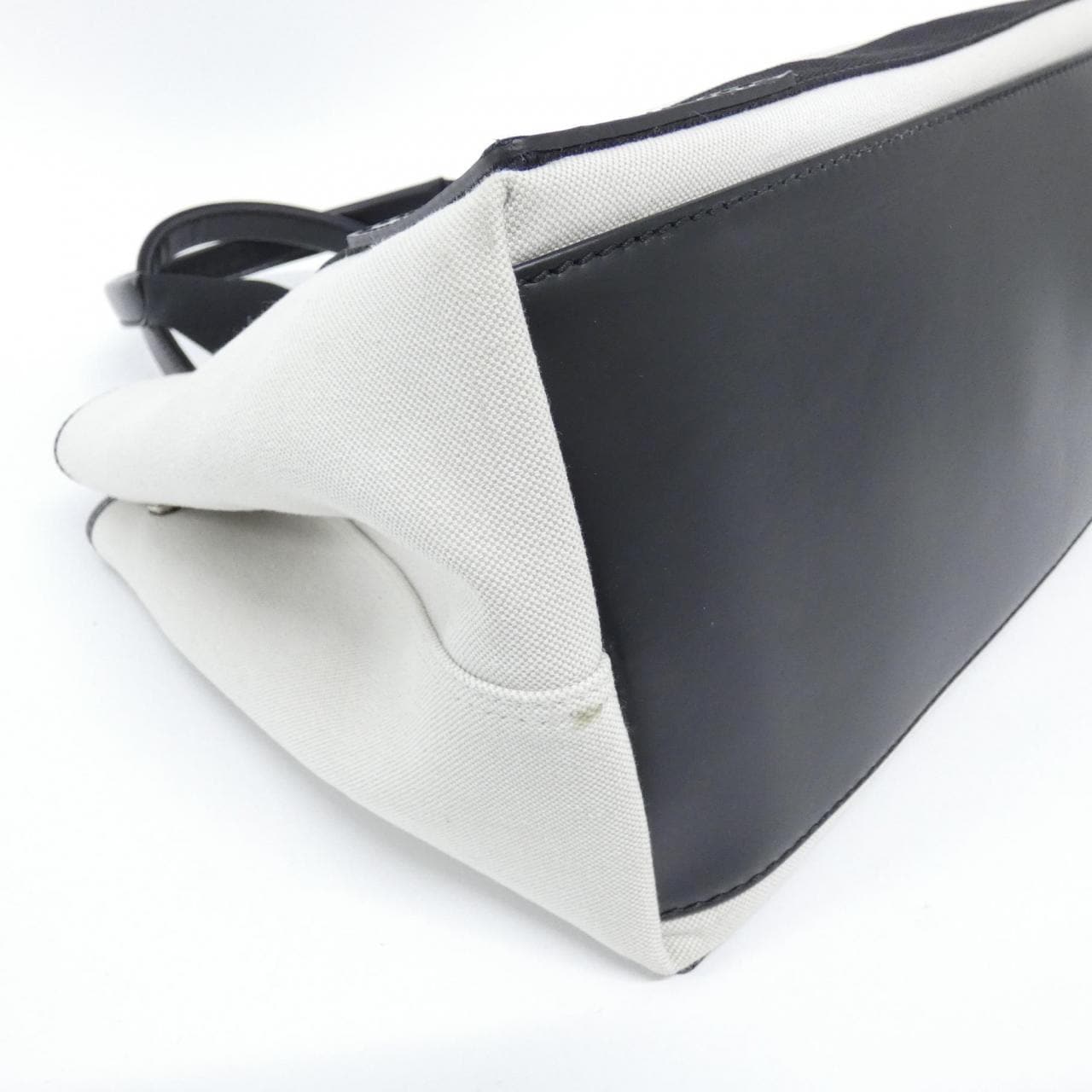 BALENCIAGA 581292 2HH3N Shoulder Bag Canvas 深藍色 帆布 中古品A - 縮圖 3