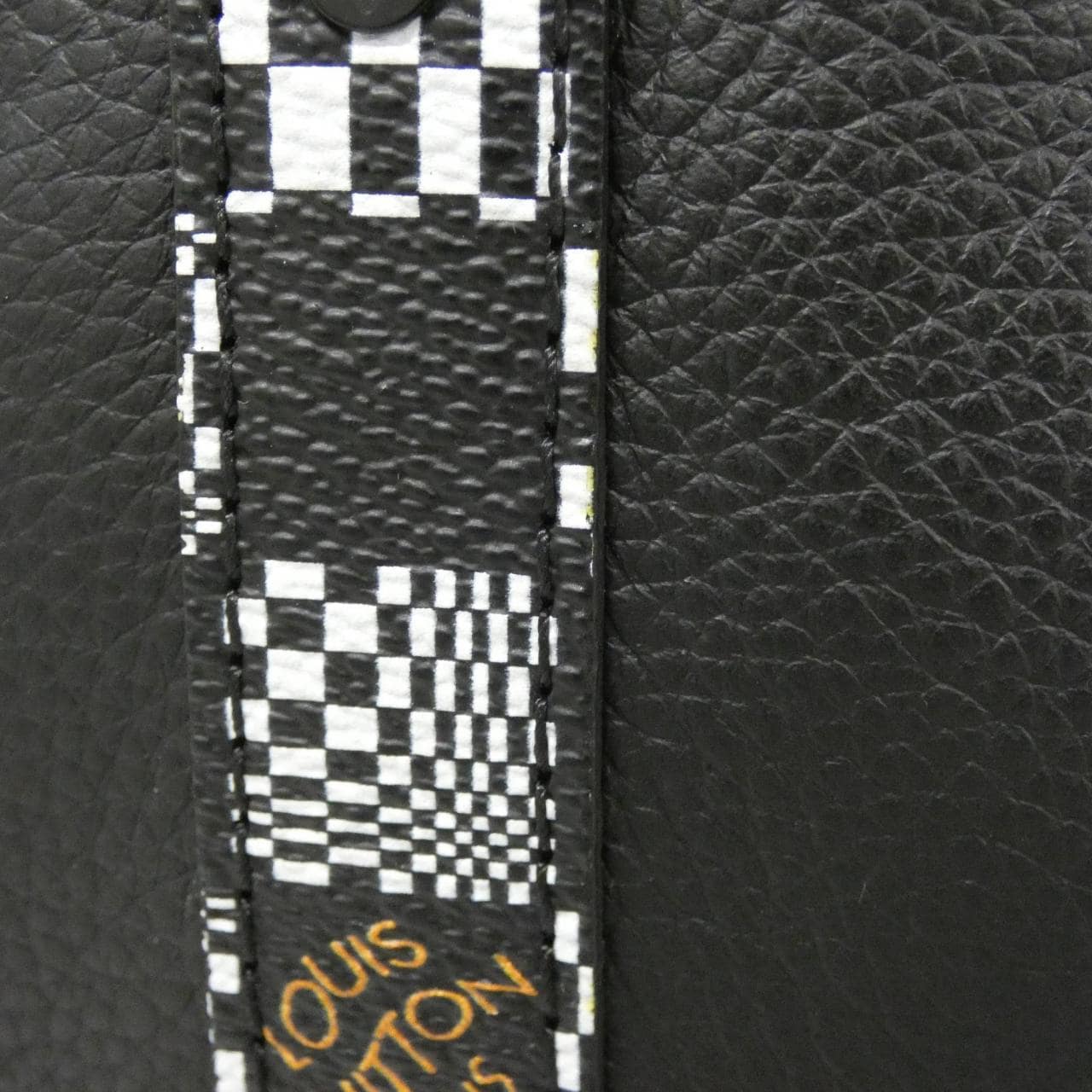 LOUIS VUITTON Keepall M80202 Shoulder Bag Damier 黑色 Damier 中古品A - 縮圖 5