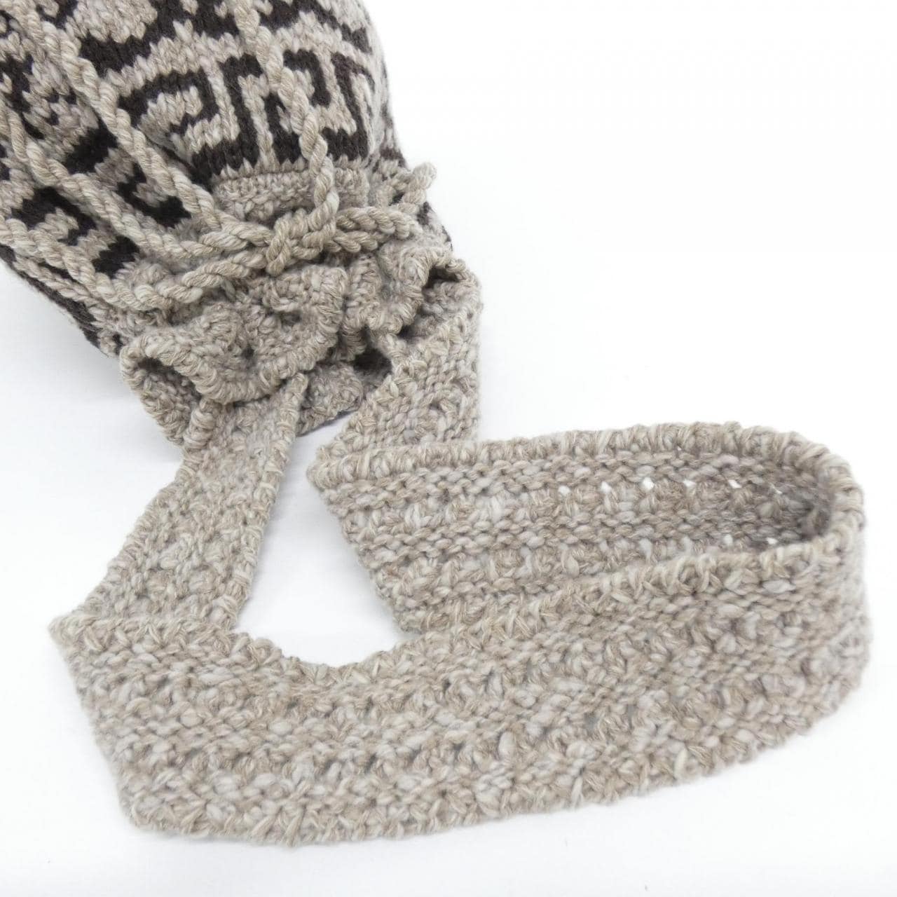 CELINE 2ADW9824V Shoulder Bag Taupe 中古品A - 縮圖 5