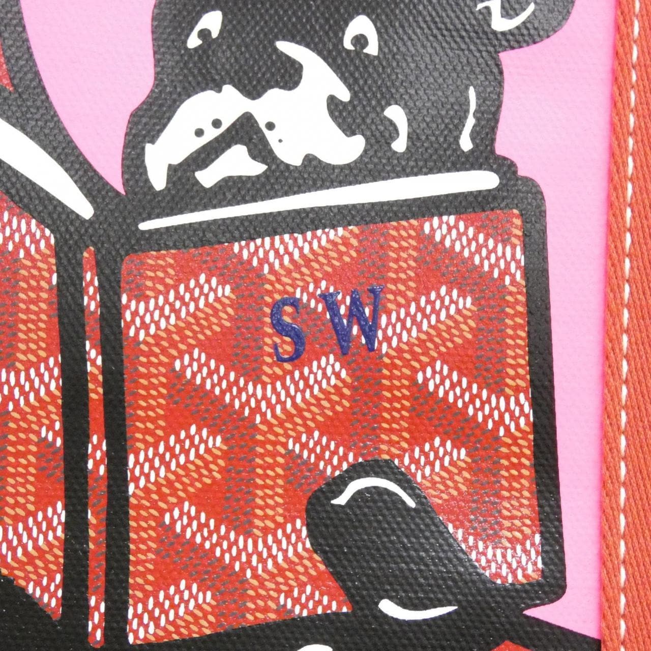 GOYARD Bag Canvas Red Canvas - Thumbnail 4