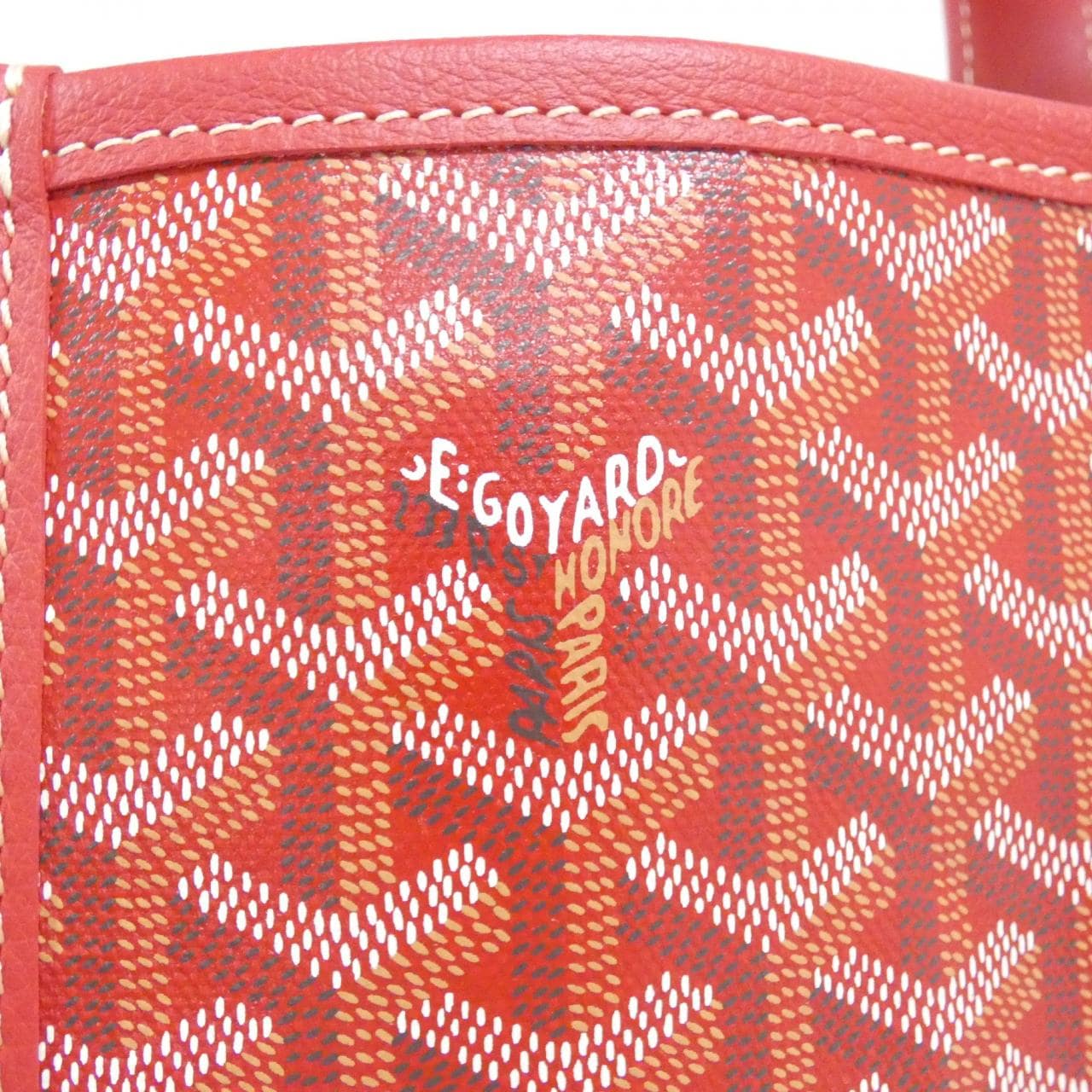 GOYARD Bag Canvas Red Canvas - Thumbnail 5