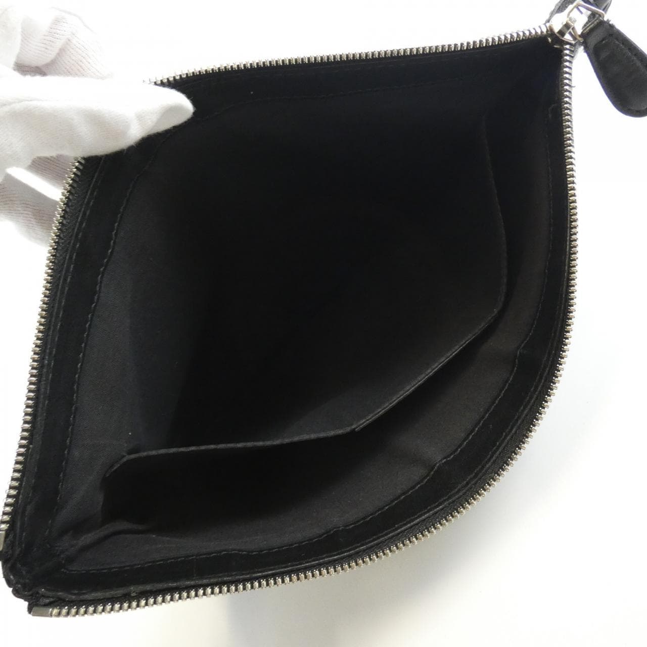 BALENCIAGA 420407 DQP0N Bag Lambskin Navy Lambskin - Thumbnail 7