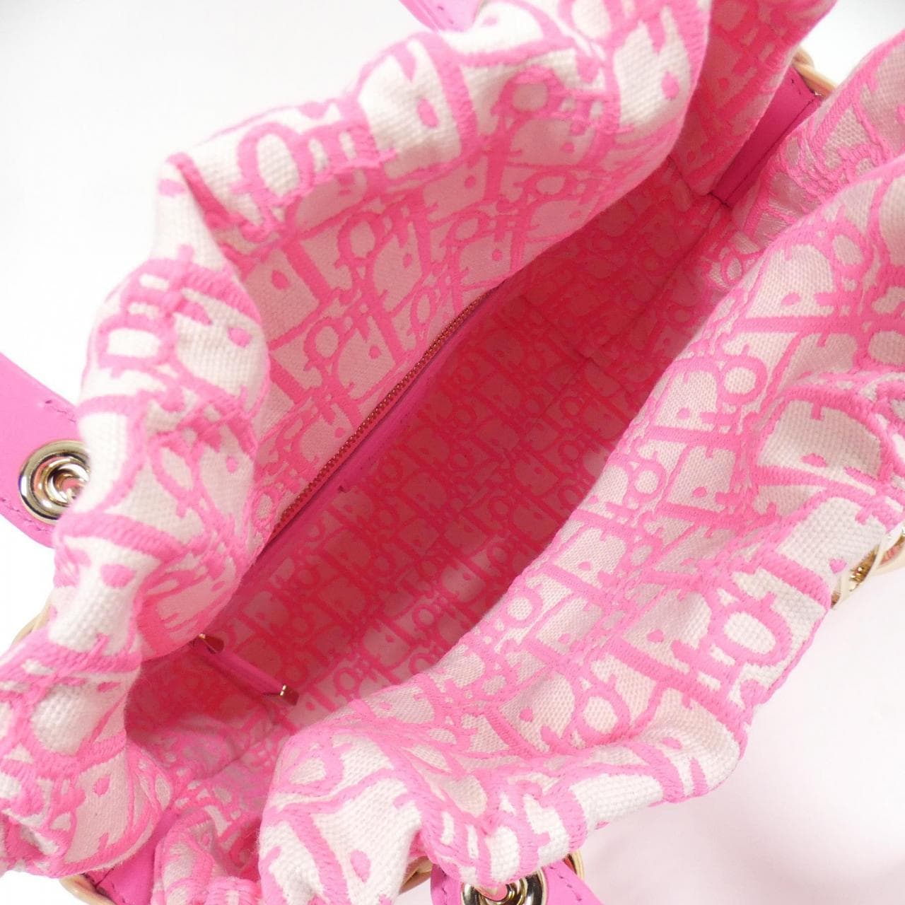 DIOR Lady Dior M0565OMVD Bag Canvas 黑色 帆布 中古品A - 縮圖 10