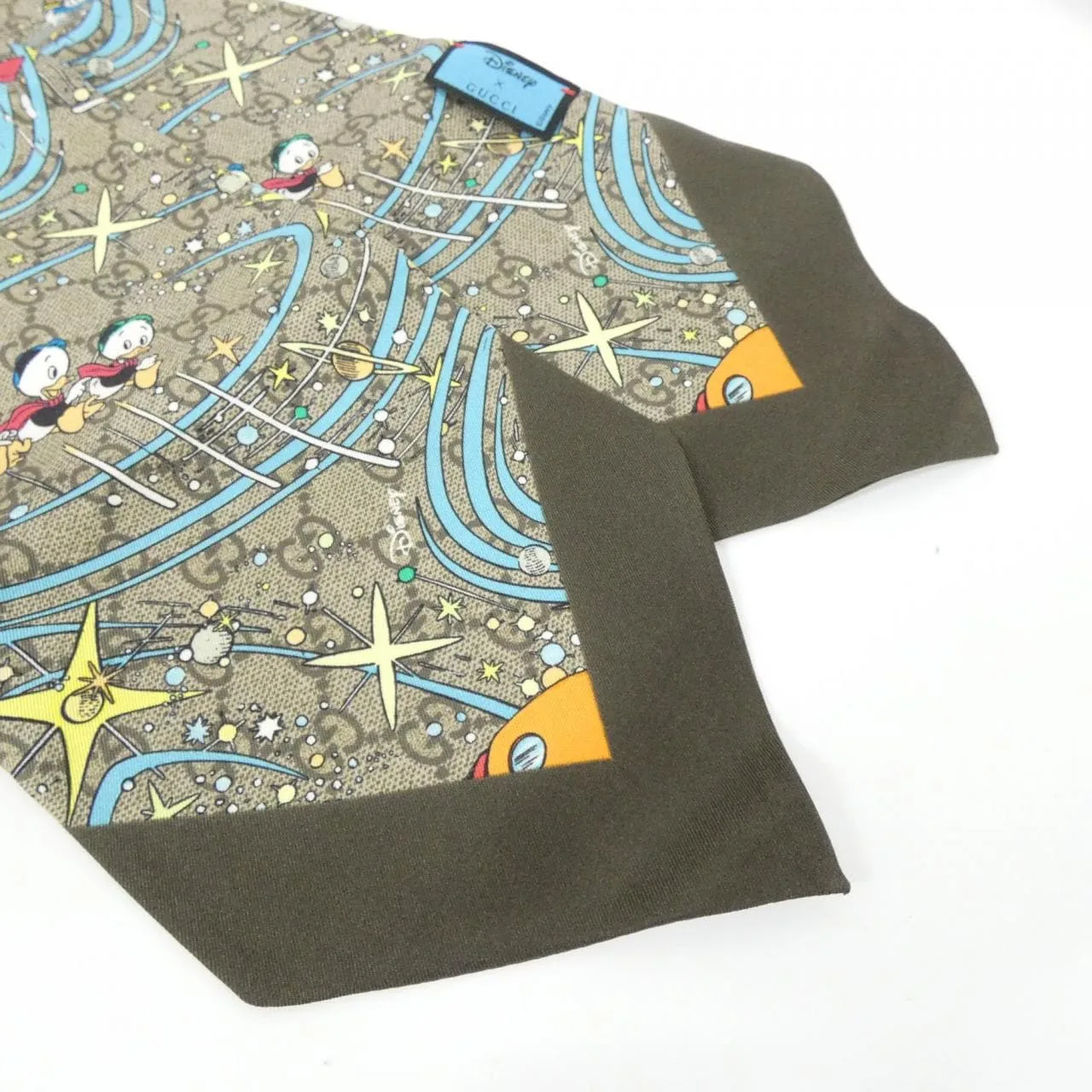 GUCCI 649641 3G001 Scarf Black Rank A - Thumbnail 2