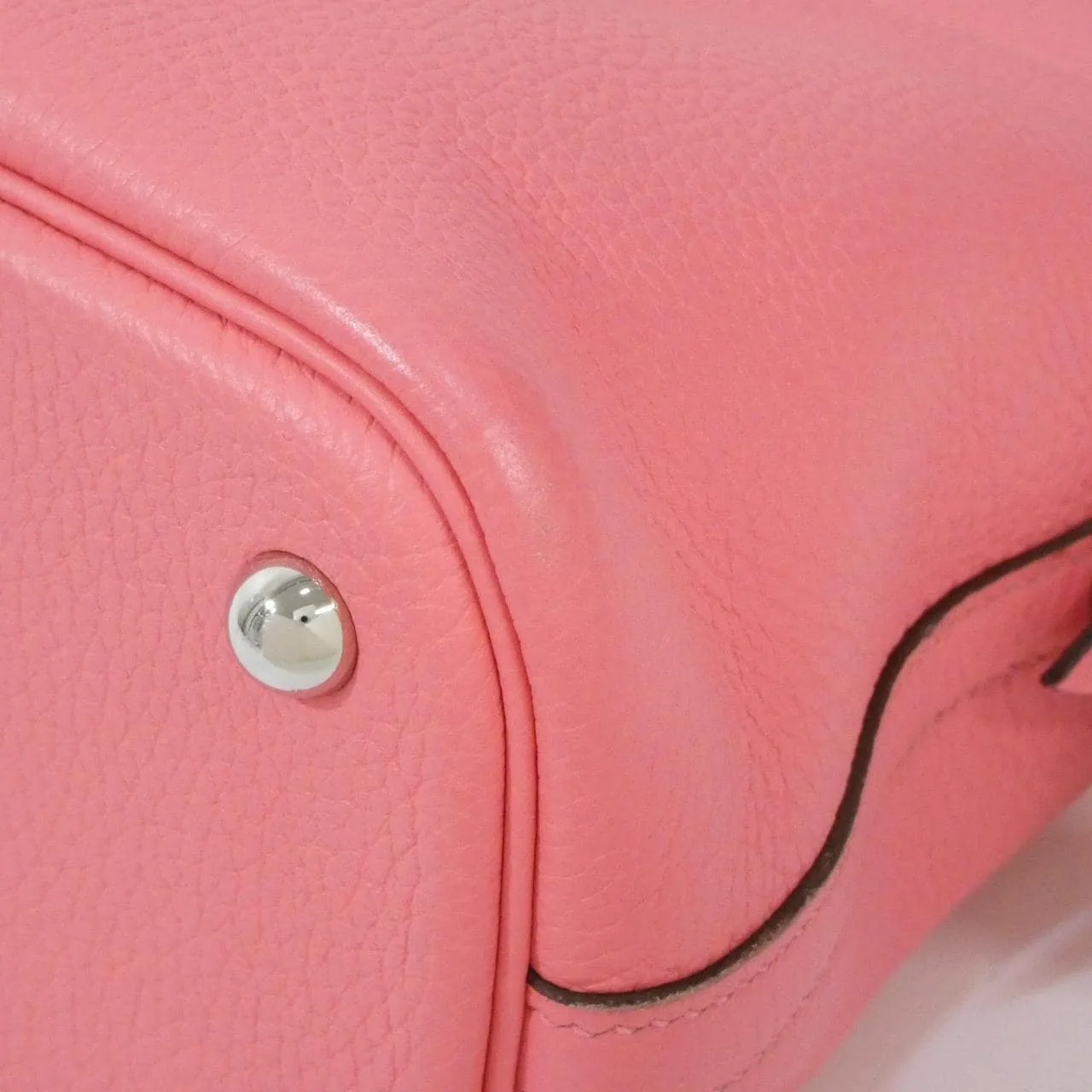 HERMES Bolide 073419CK Handbag Clemence 黑色 Clemence 皮 中古品A - 縮圖 3