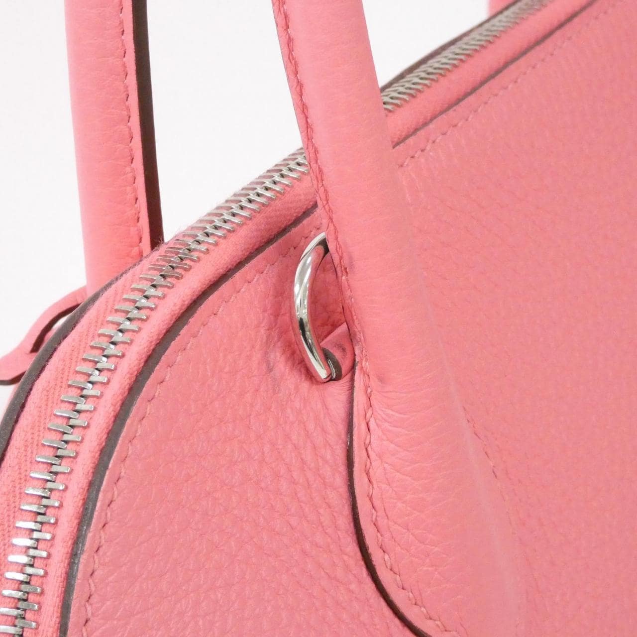 HERMES HERMÈS Bolide 073419CK Bag Clemence Black Clemence Leather - Thumbnail 4