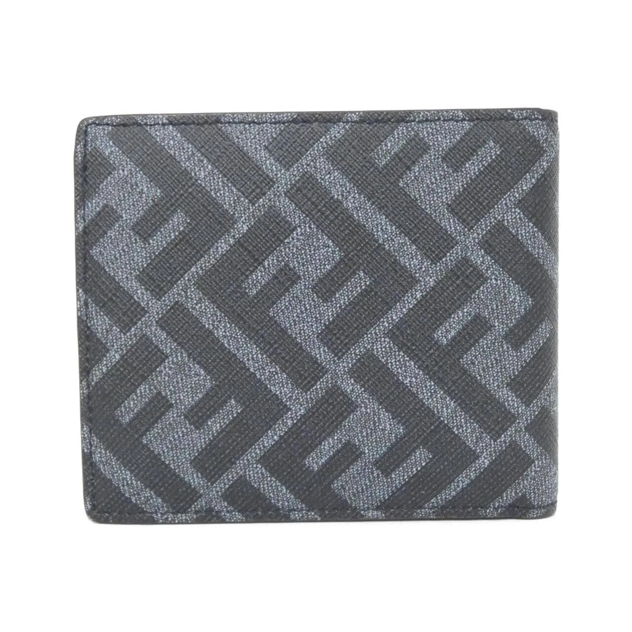 FENDI 7M0169 ASIC Coin Case Canvas Black Canvas Rank A - Thumbnail 2