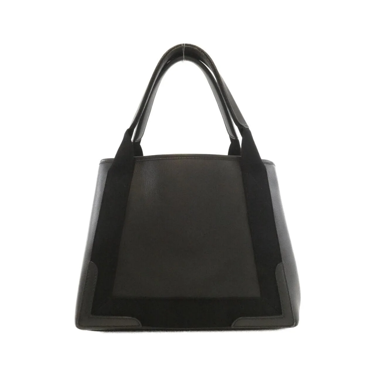 BALENCIAGA 339933 DQP1N 手提包 羊皮 深藍色 羊皮 中古品B - 縮圖 2