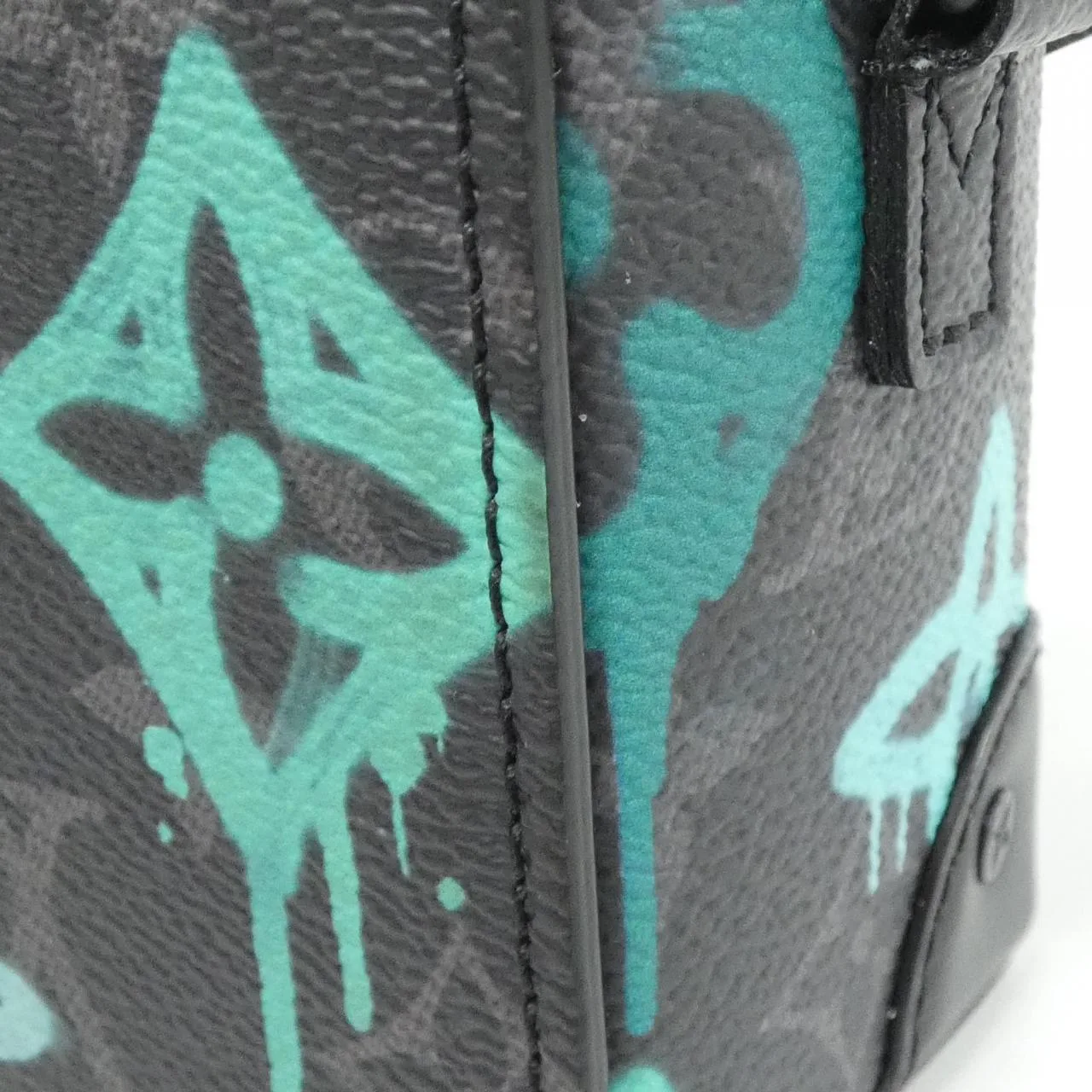 LOUIS VUITTON Steamer M81852 Shoulder Monogram 黑色 Monogram 中古品A - 縮圖 6