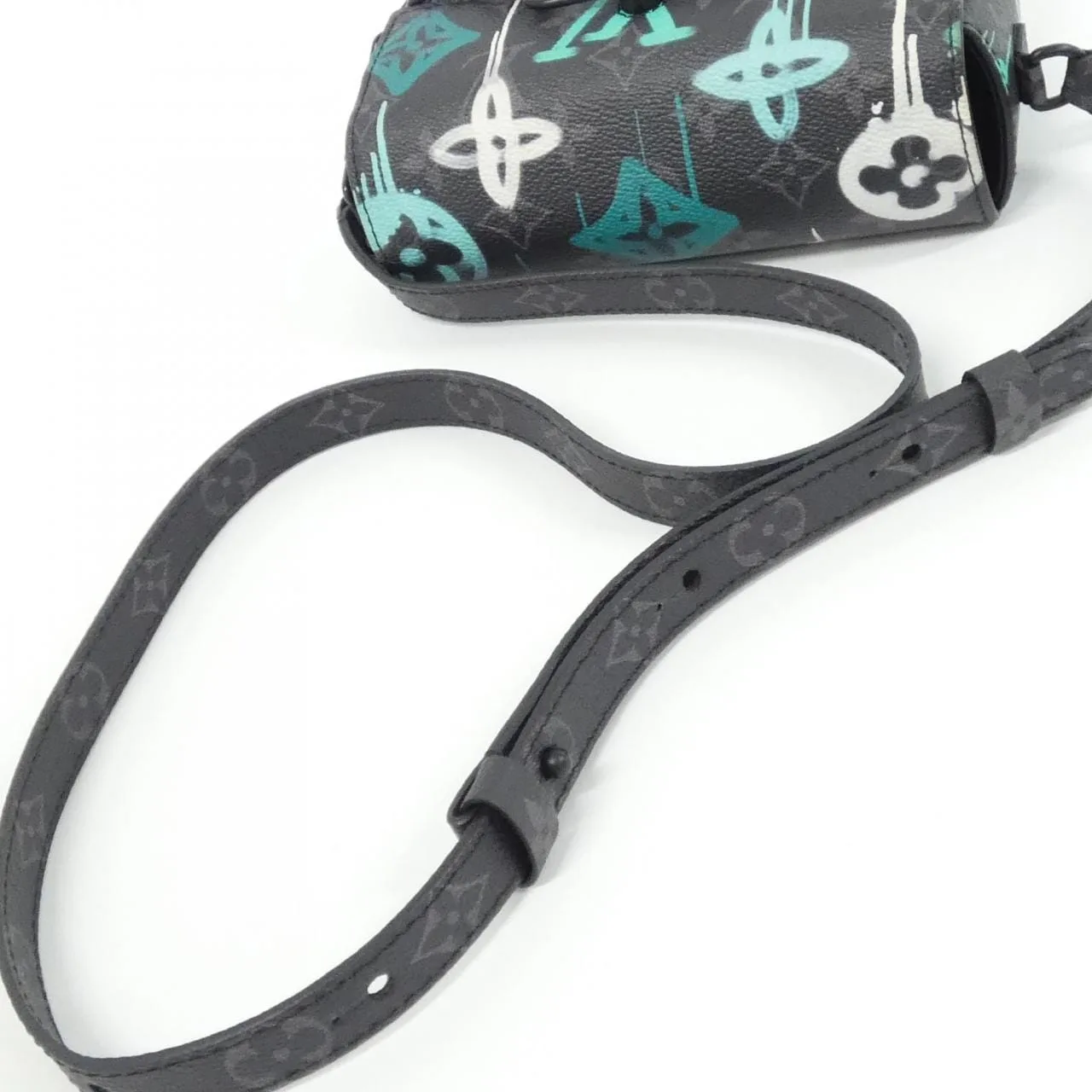 LOUIS VUITTON Steamer M81852 Shoulder Monogram 黑色 Monogram 中古品A - 縮圖 8