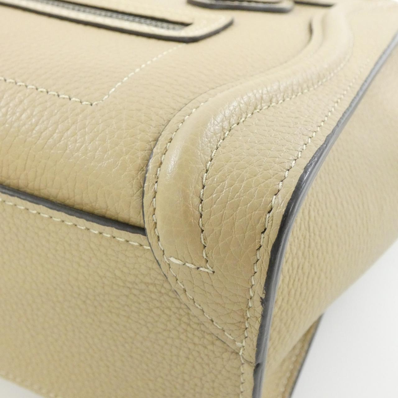 CELINE Luggage 189243DRU Bag 黑色 中古品A - 縮圖 3