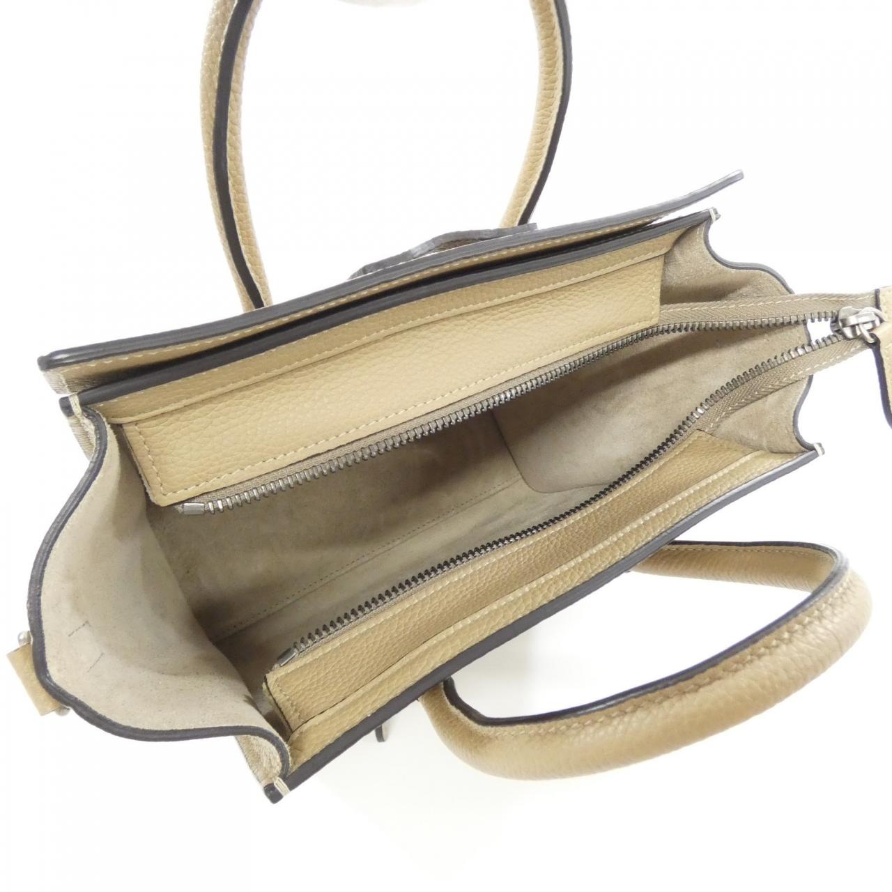 CELINE Luggage 189243DRU Bag 黑色 中古品A - 縮圖 7