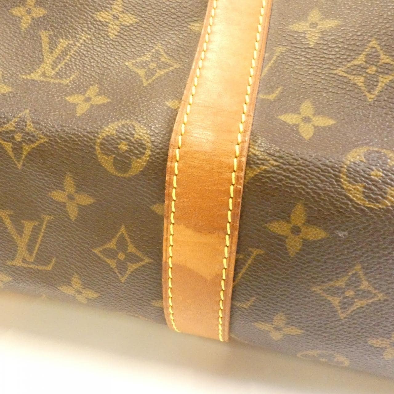 LOUIS VUITTON Keepall M41424 Boston Bag Monogram 黑色 Monogram - 縮圖 6