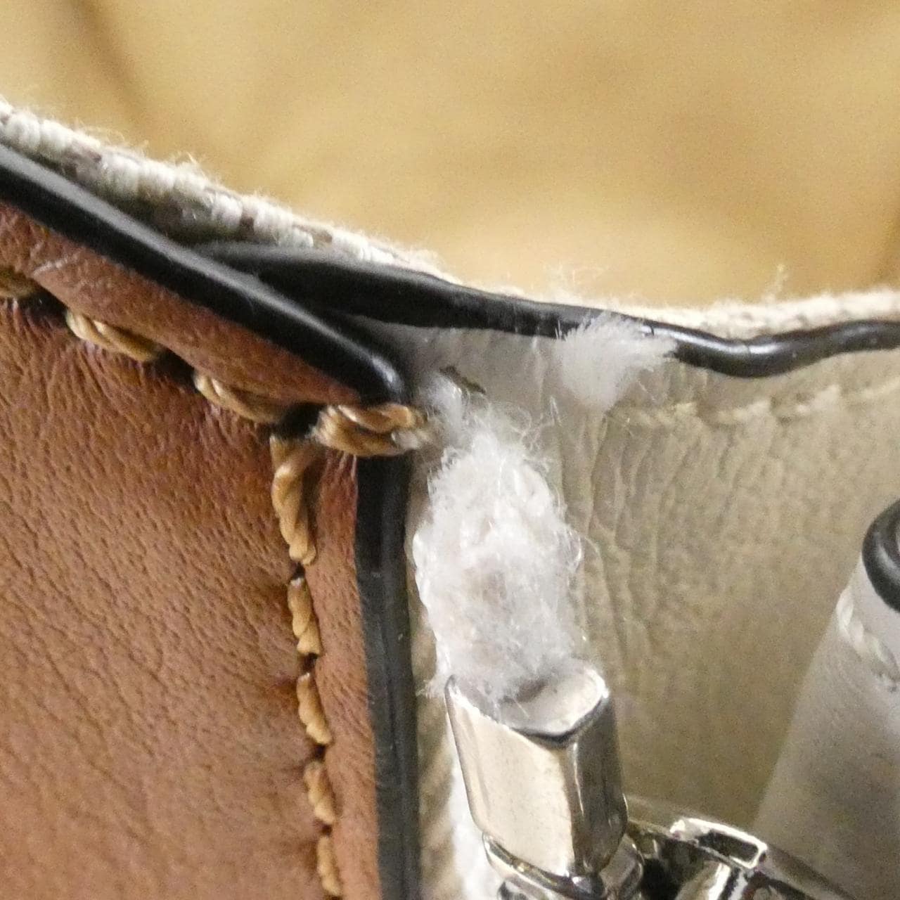 LOEWE Hammock 326 30KS35 Shoulder Bag 黑色 中古品A - 縮圖 6