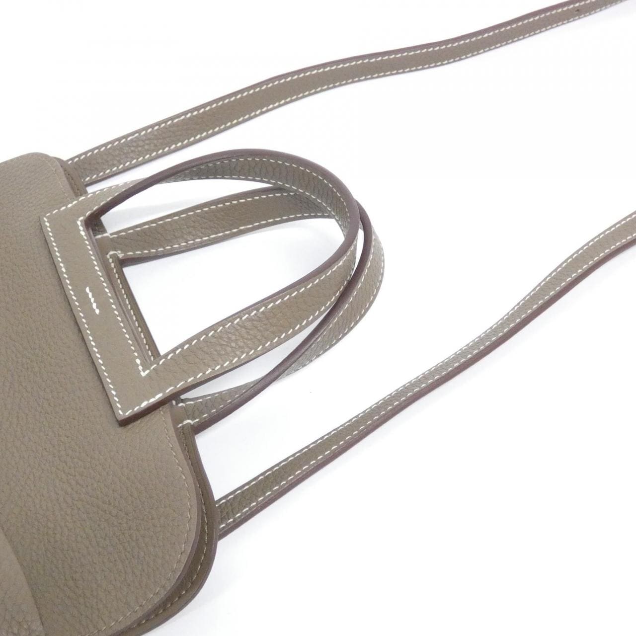 HERMES HERMÈS 082027CK Bag Clemence Etoupe Clemence Leather - Thumbnail 4