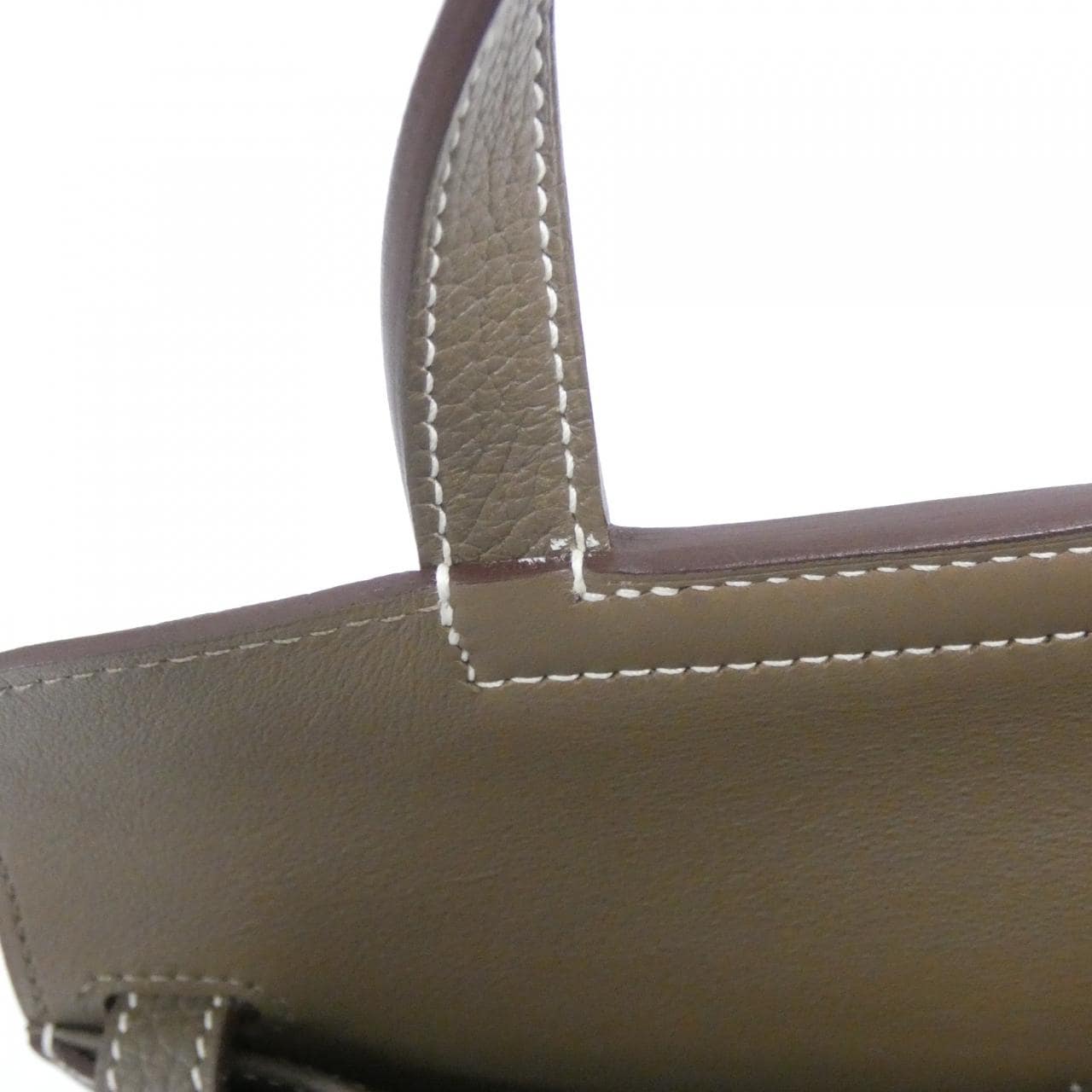 HERMES HERMÈS 082027CK Bag Clemence Etoupe Clemence Leather - Thumbnail 6