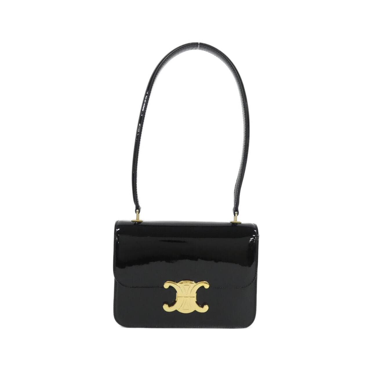 CELINE 118053FYE Bag Patent Leather Black