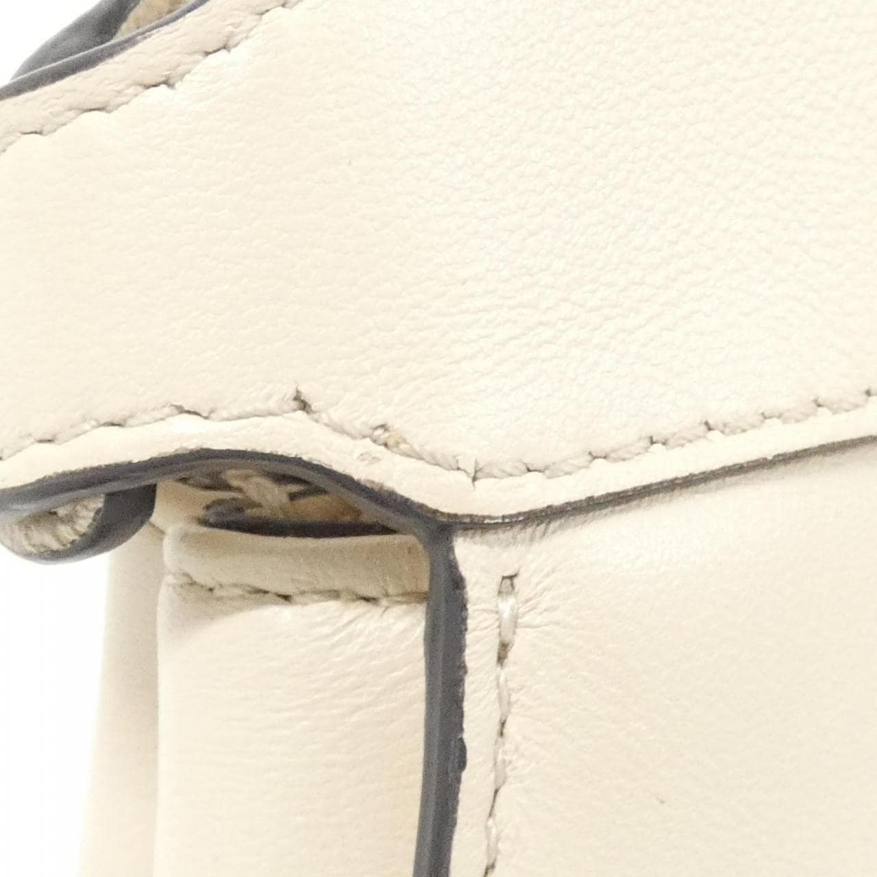 FENDI Peekaboo 7AS294 ABVE Bag Leather 黑色 皮革 中古品A - 縮圖 4